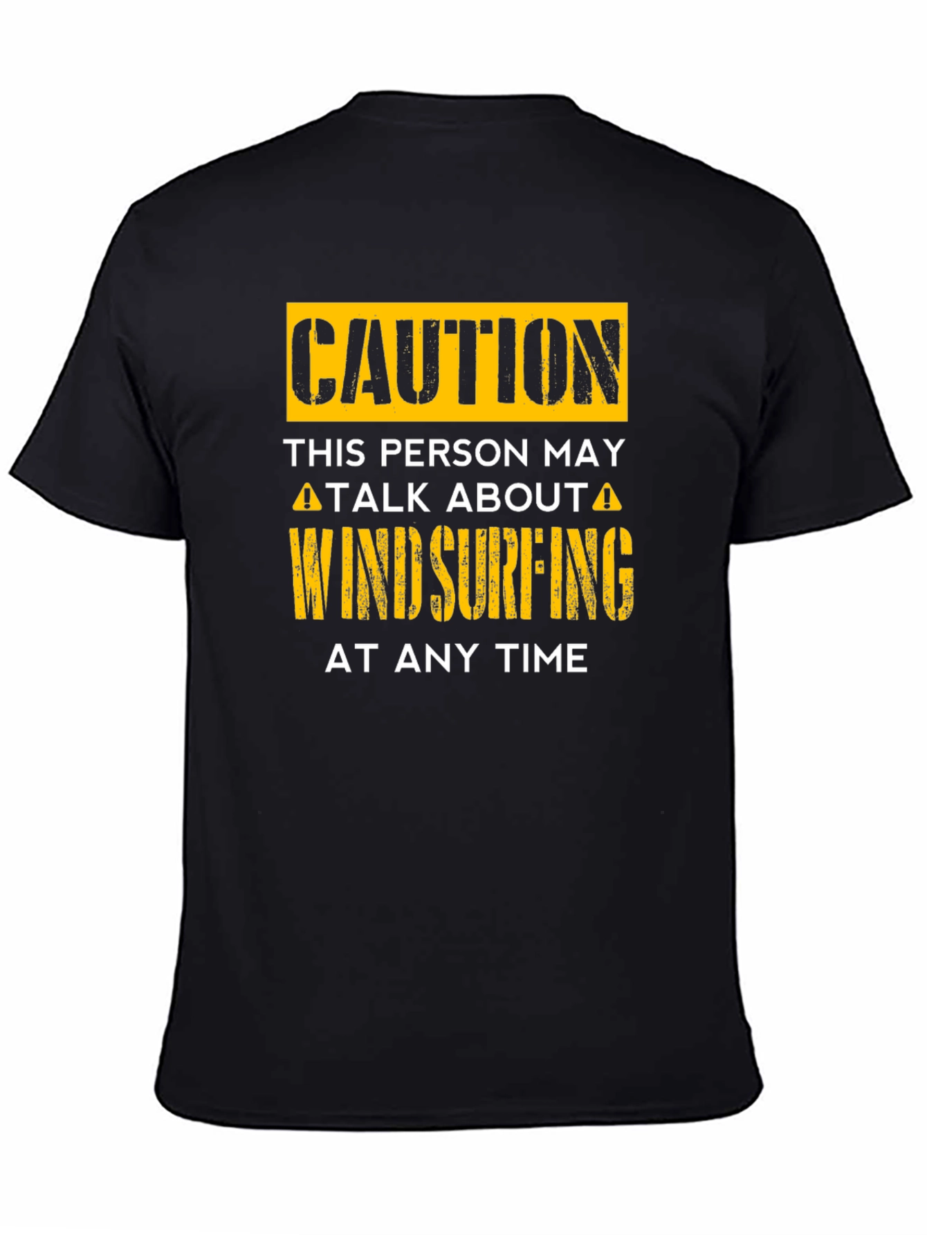 Caution Windsurfing T-Shirt - Funny Windsurfer Gift