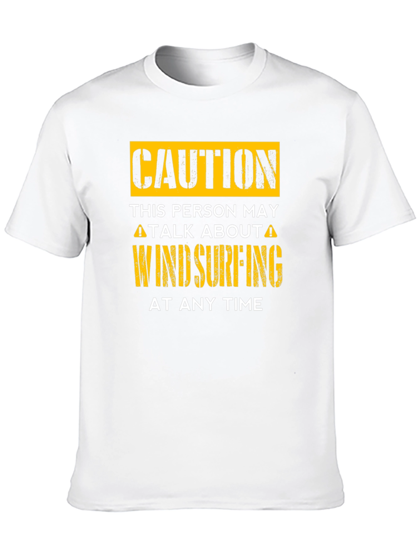 Caution Windsurfing T-Shirt - Funny Windsurfer Gift