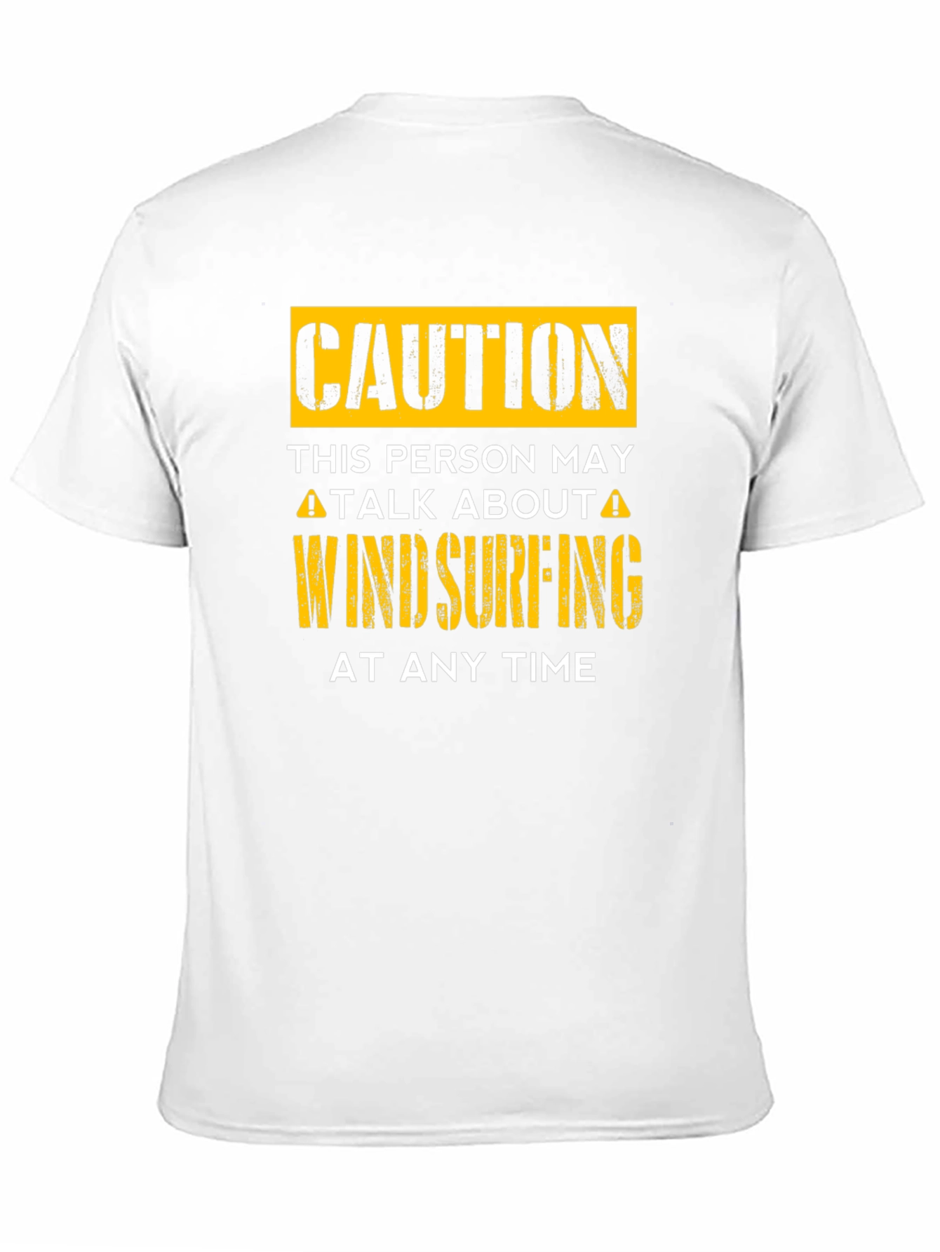 Caution Windsurfing T-Shirt - Funny Windsurfer Gift