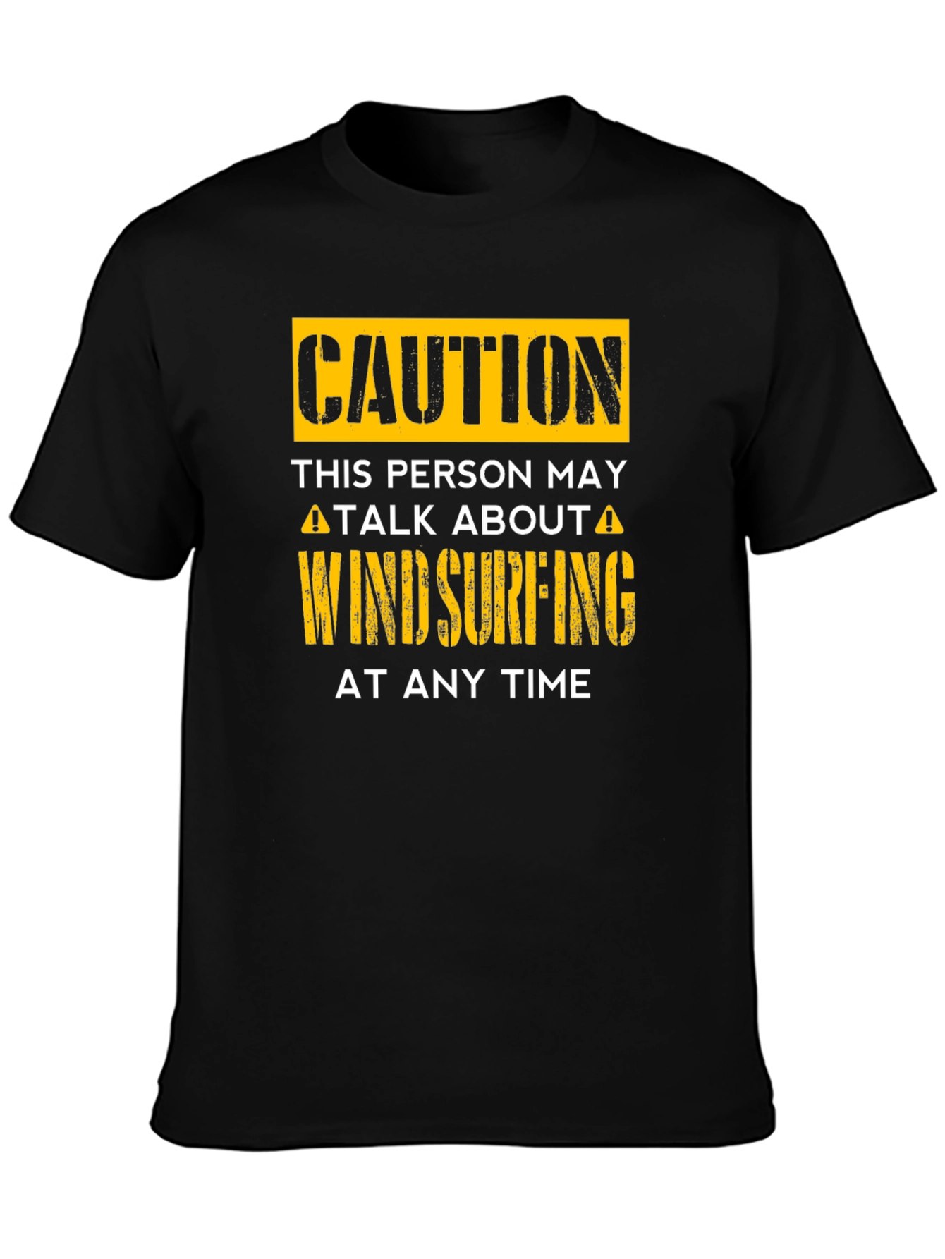Caution Windsurfing T-Shirt - Funny Windsurfer Gift