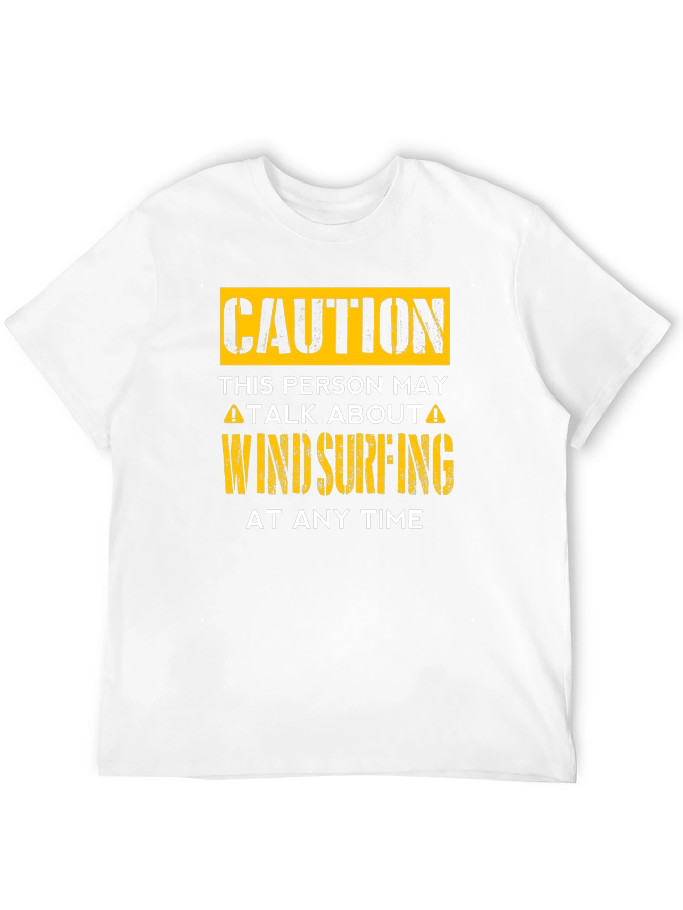 Caution Windsurfing T-Shirt - Funny Windsurfer Gift