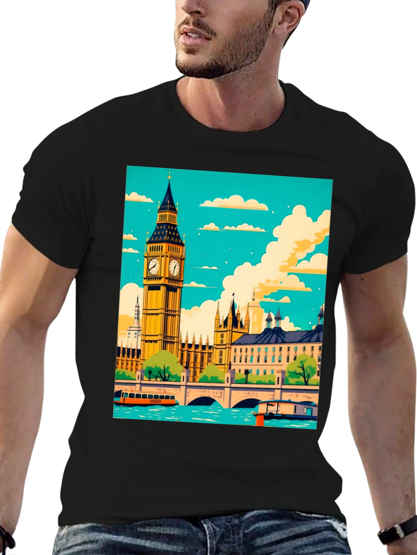 London Big Ben Graphic Tee