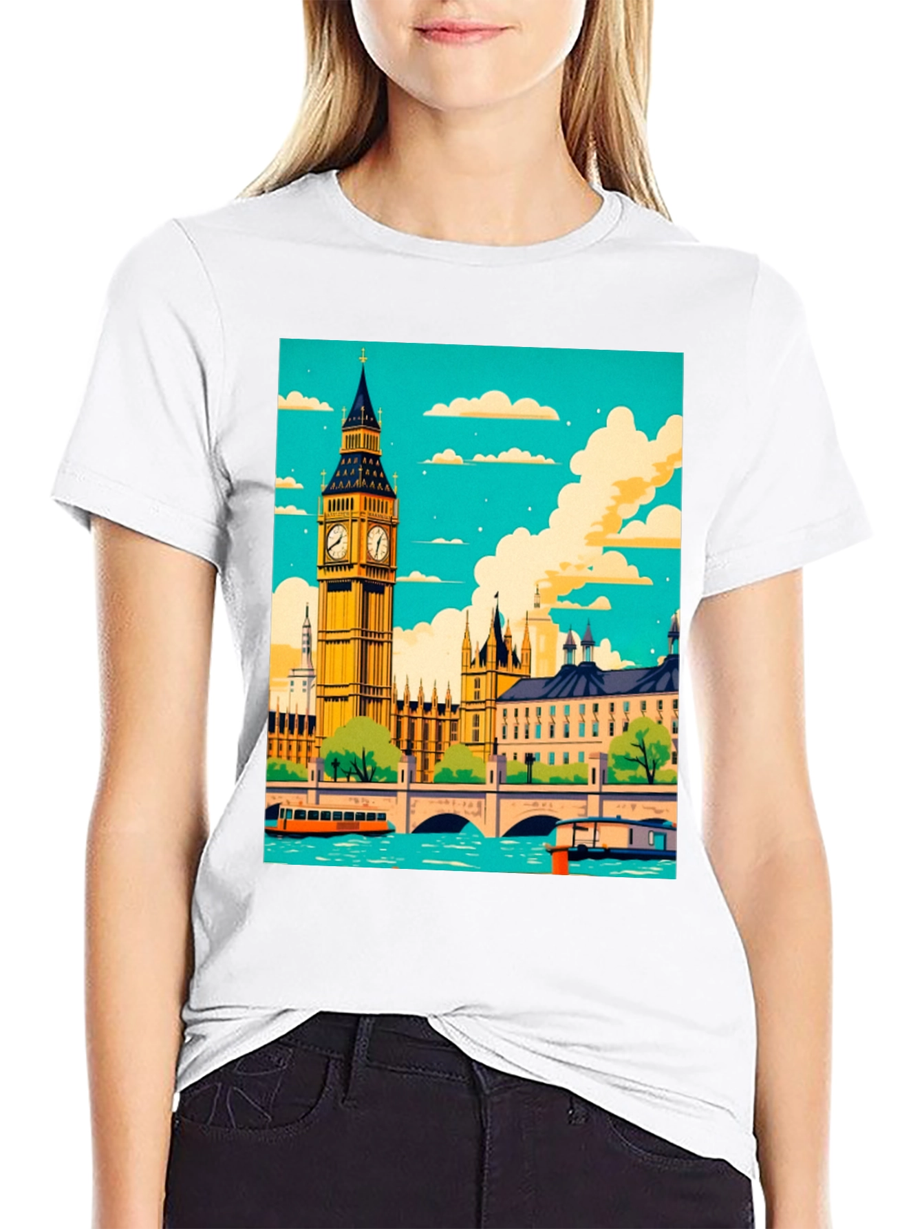 London Big Ben Graphic Tee