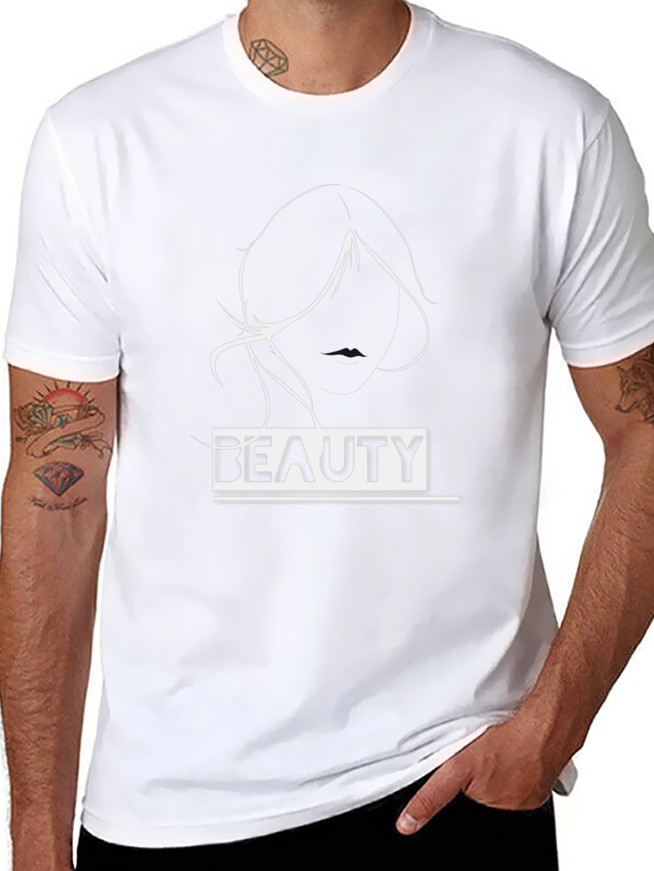 Beauty T-Shirt - Artistic Graphic Tee