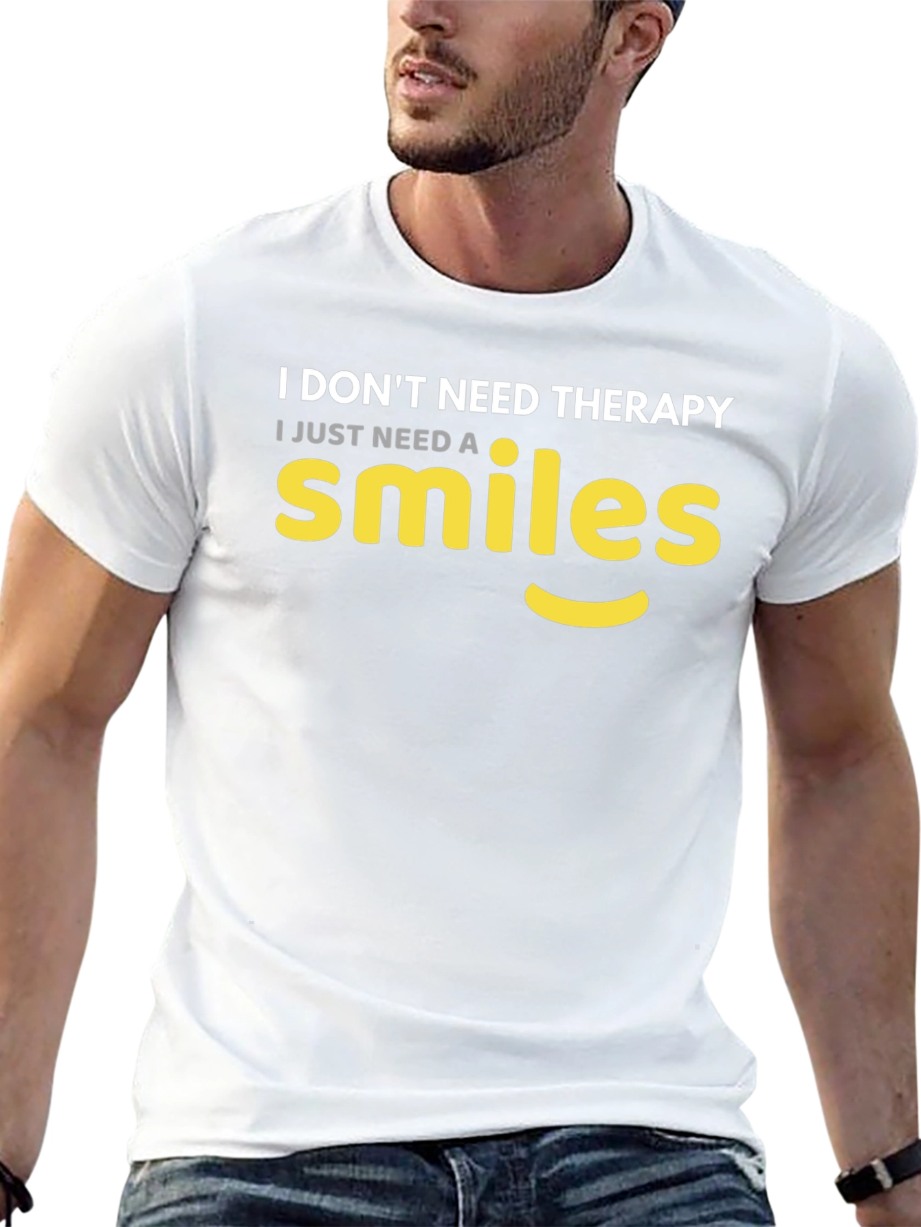 Smiles Therapy T-Shirt - Comfy Cotton Tee