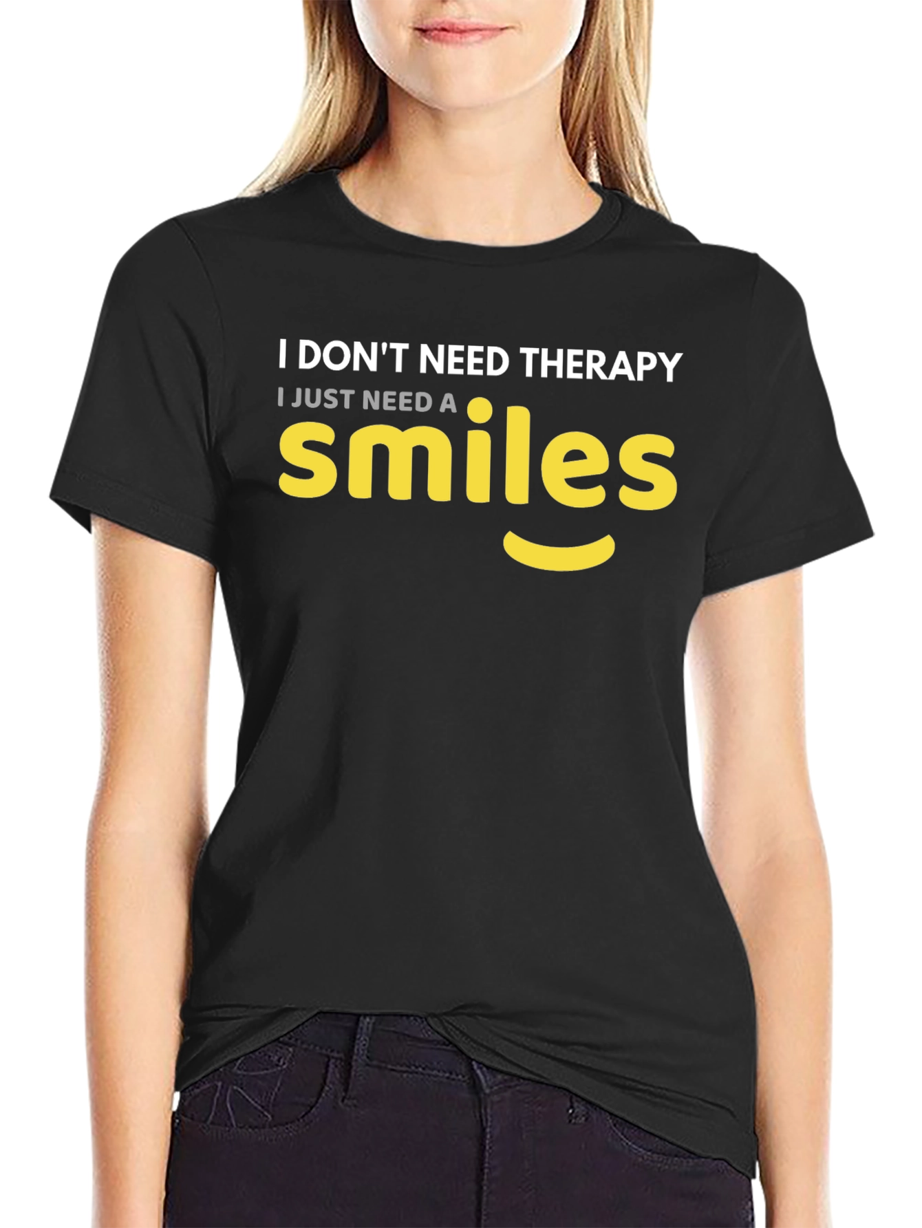 Smiles Therapy T-Shirt - Comfy Cotton Tee
