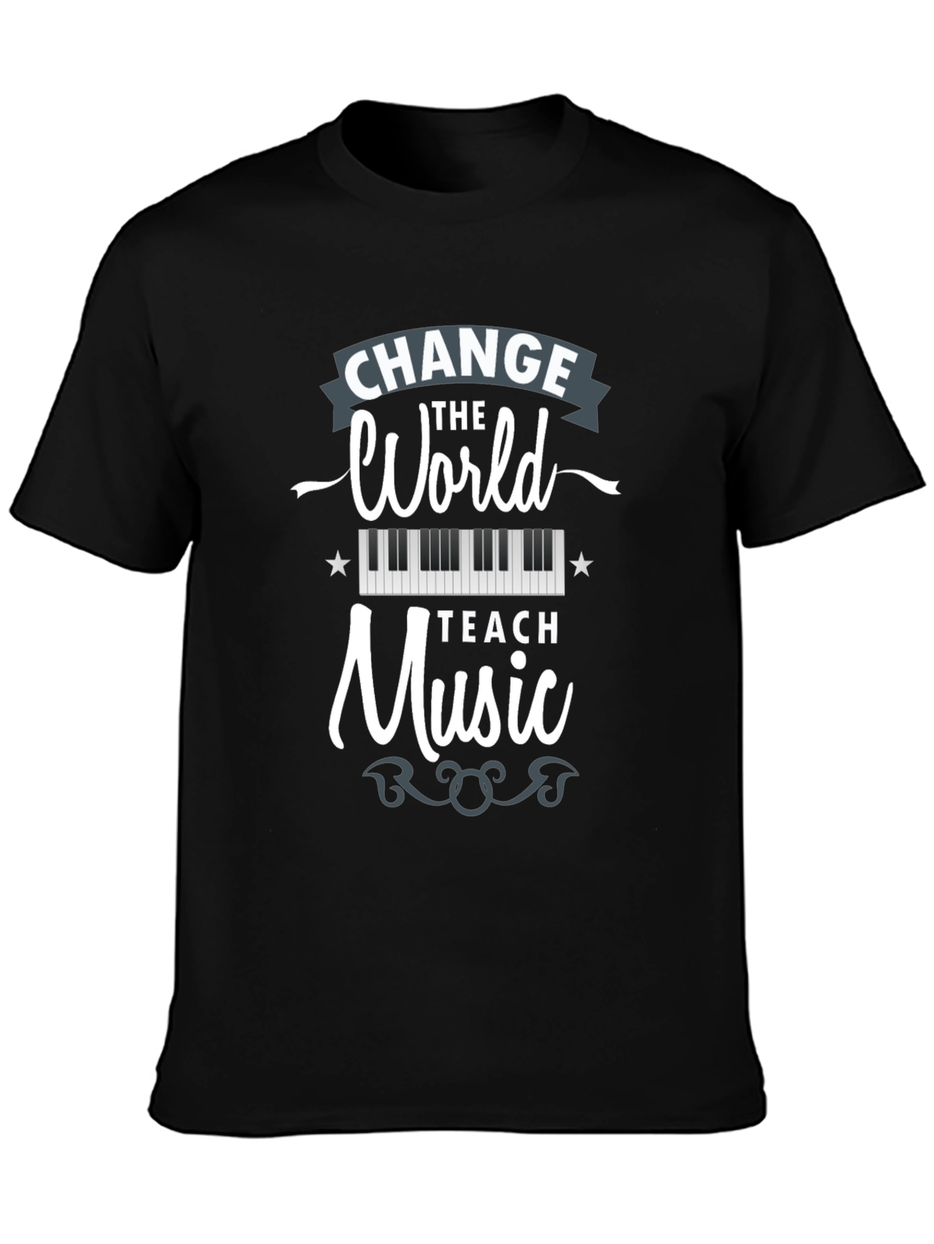 Change the World Teach Music Graphic Tee