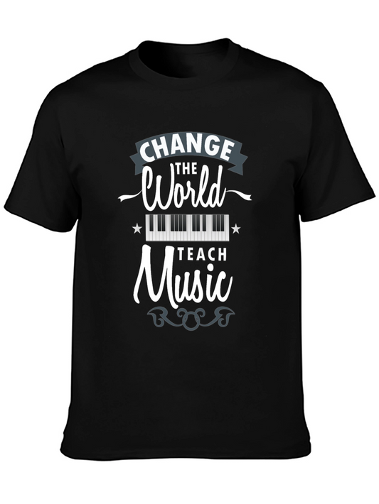 Change the World Teach Music Graphic Tee