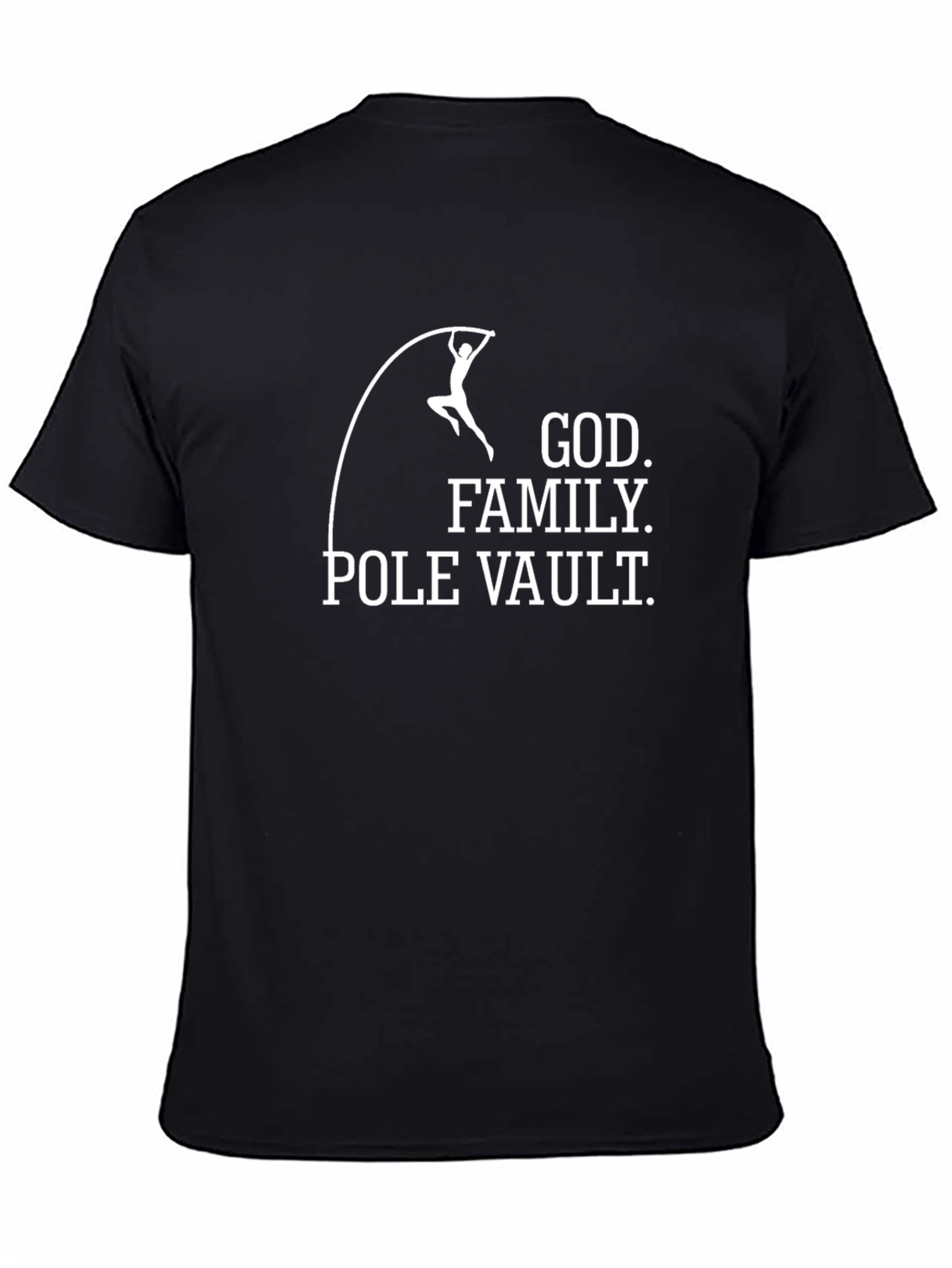God Family Pole Vault T-Shirt - Black
