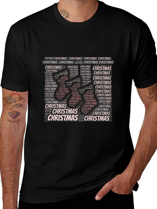 Christmas Tree Word Art T-Shirt
