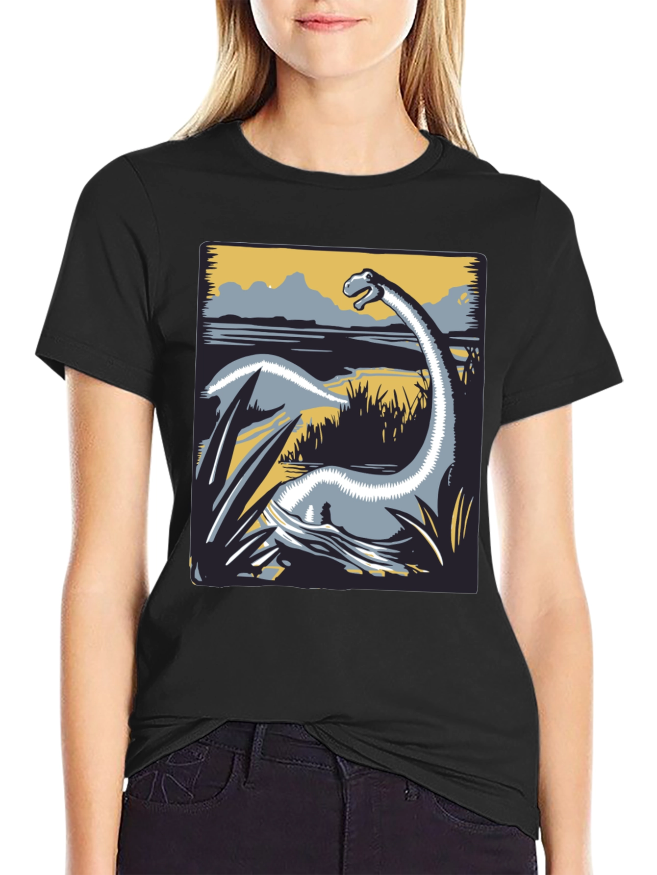 Dinosaur Graphic Tee - Prehistoric Creature Shirt