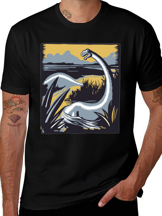 Dinosaur Graphic Tee - Prehistoric Creature Shirt