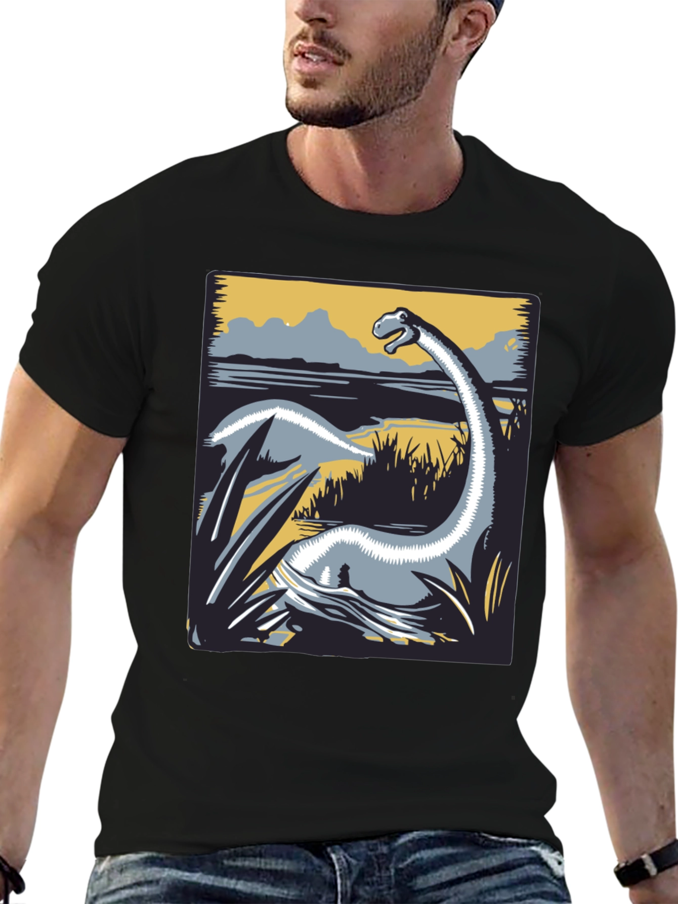 Dinosaur Graphic Tee - Prehistoric Creature Shirt