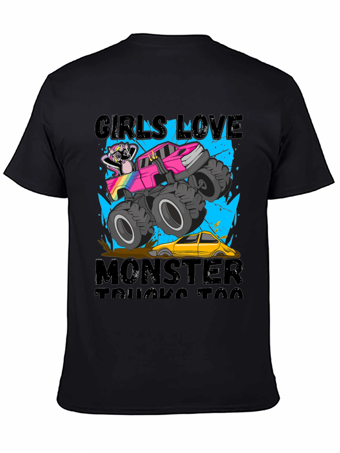 Girls Love Monster Trucks T-Shirt