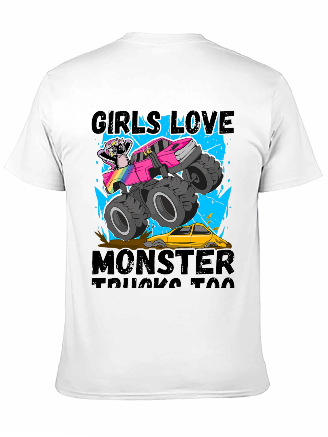 Girls Love Monster Trucks T-Shirt