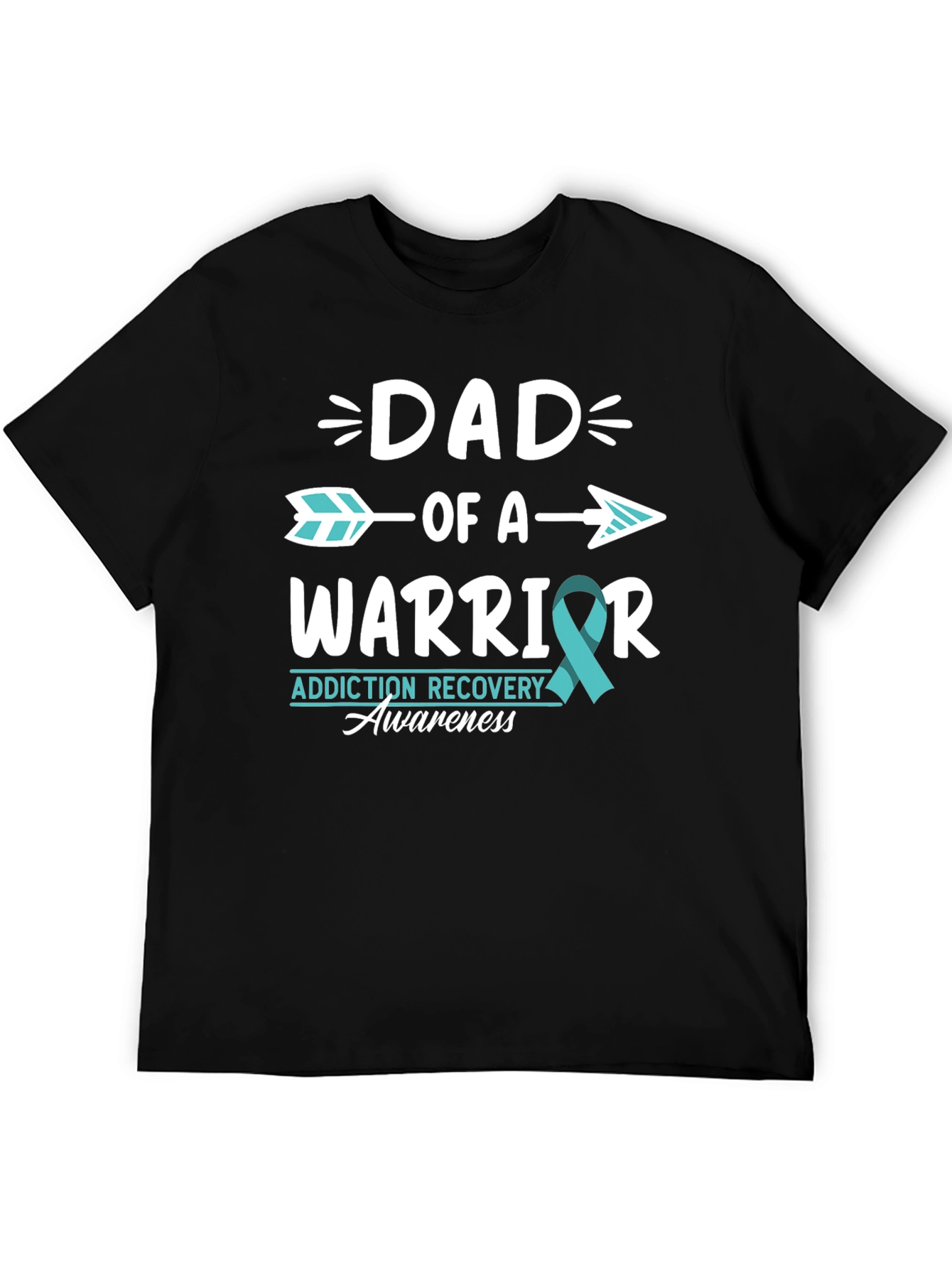 Dad of a Warrior Recovery Awareness T-Shirt