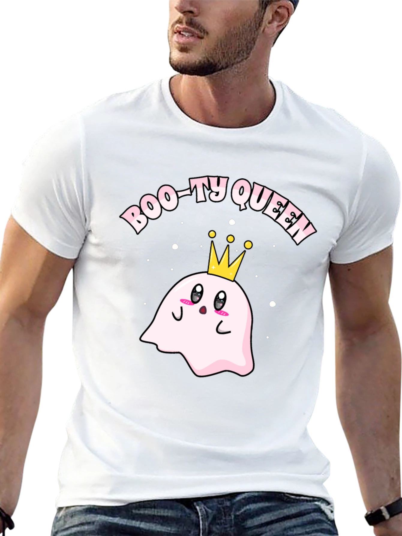 Boo-ty Queen Ghost T-Shirt - Halloween Tee