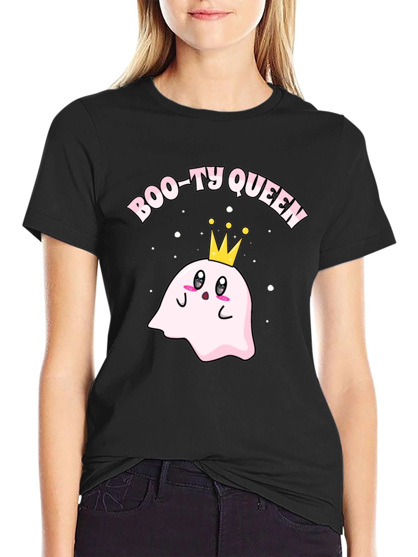 Boo-ty Queen Ghost T-Shirt - Halloween Tee
