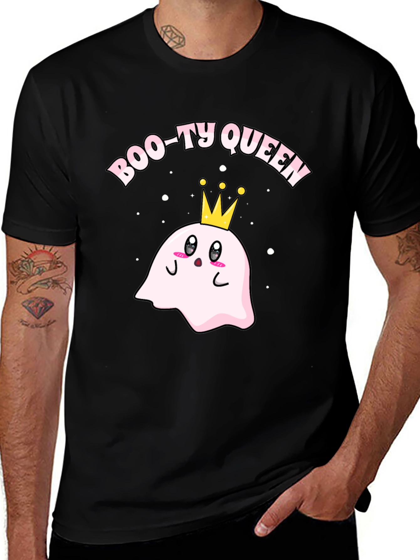 Boo-ty Queen Ghost T-Shirt - Halloween Tee