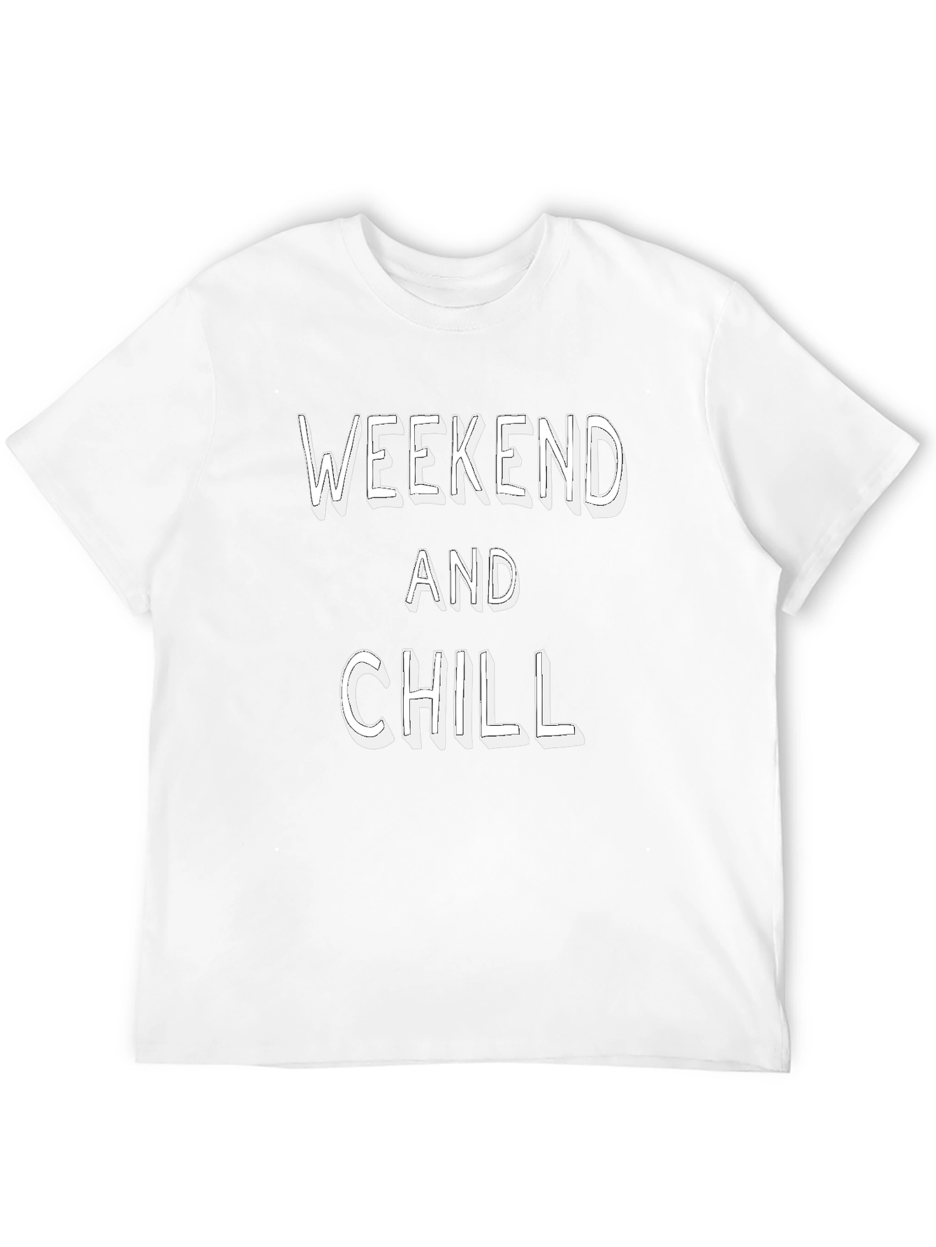 Weekend and Chill Graphic T-Shirt - Casual Comfort