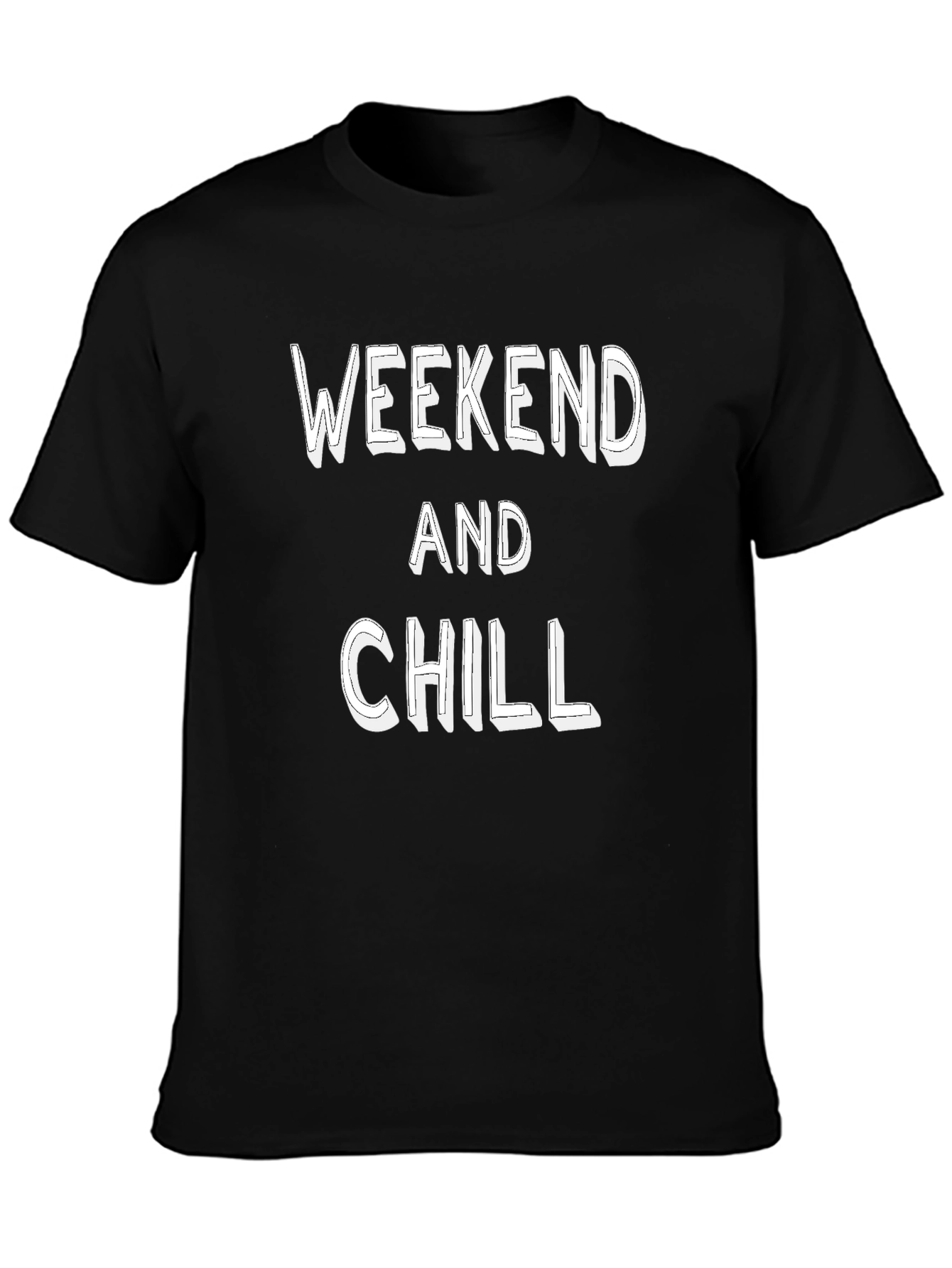 Weekend and Chill Graphic T-Shirt - Casual Comfort