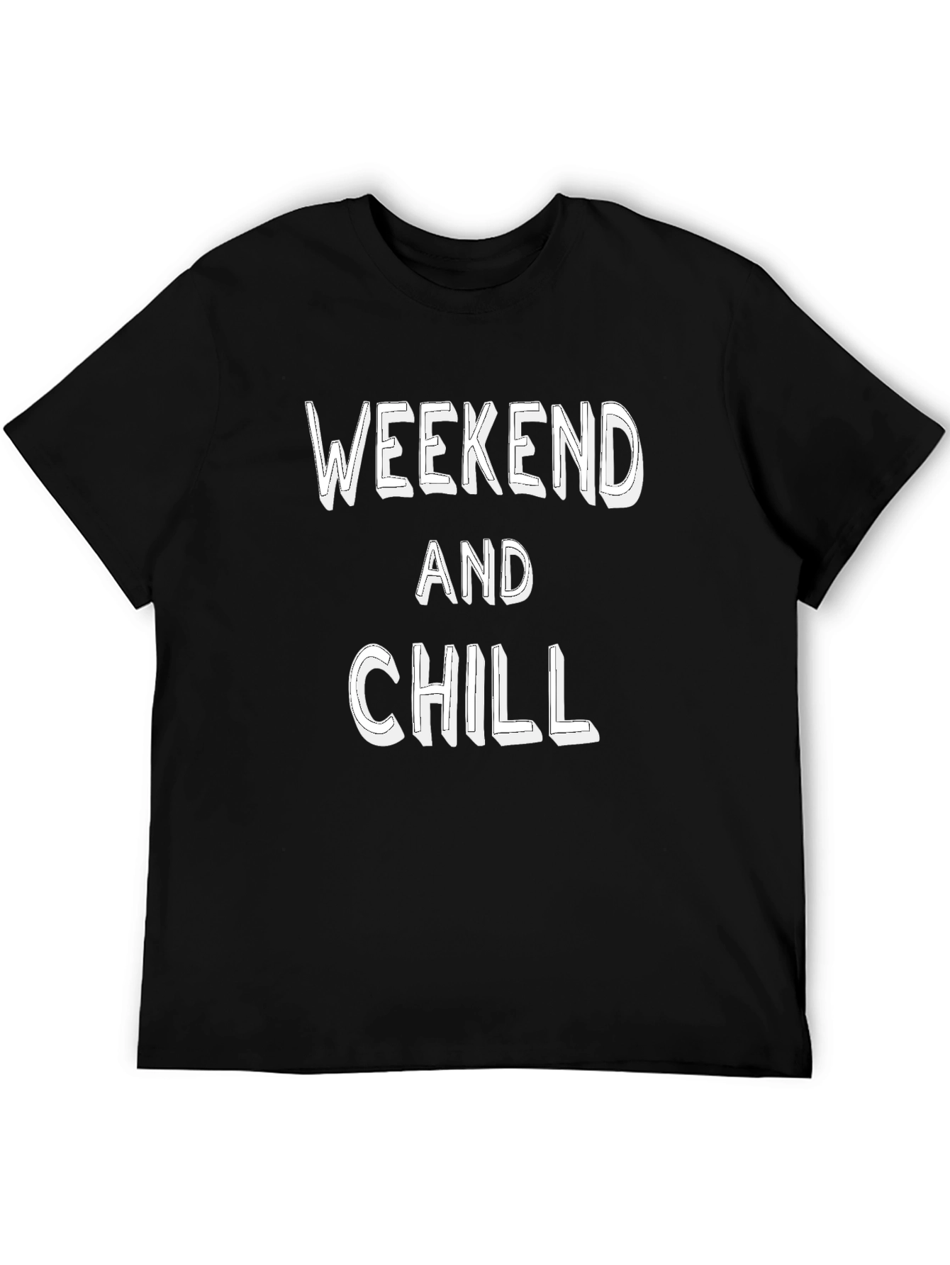 Weekend and Chill Graphic T-Shirt - Casual Comfort