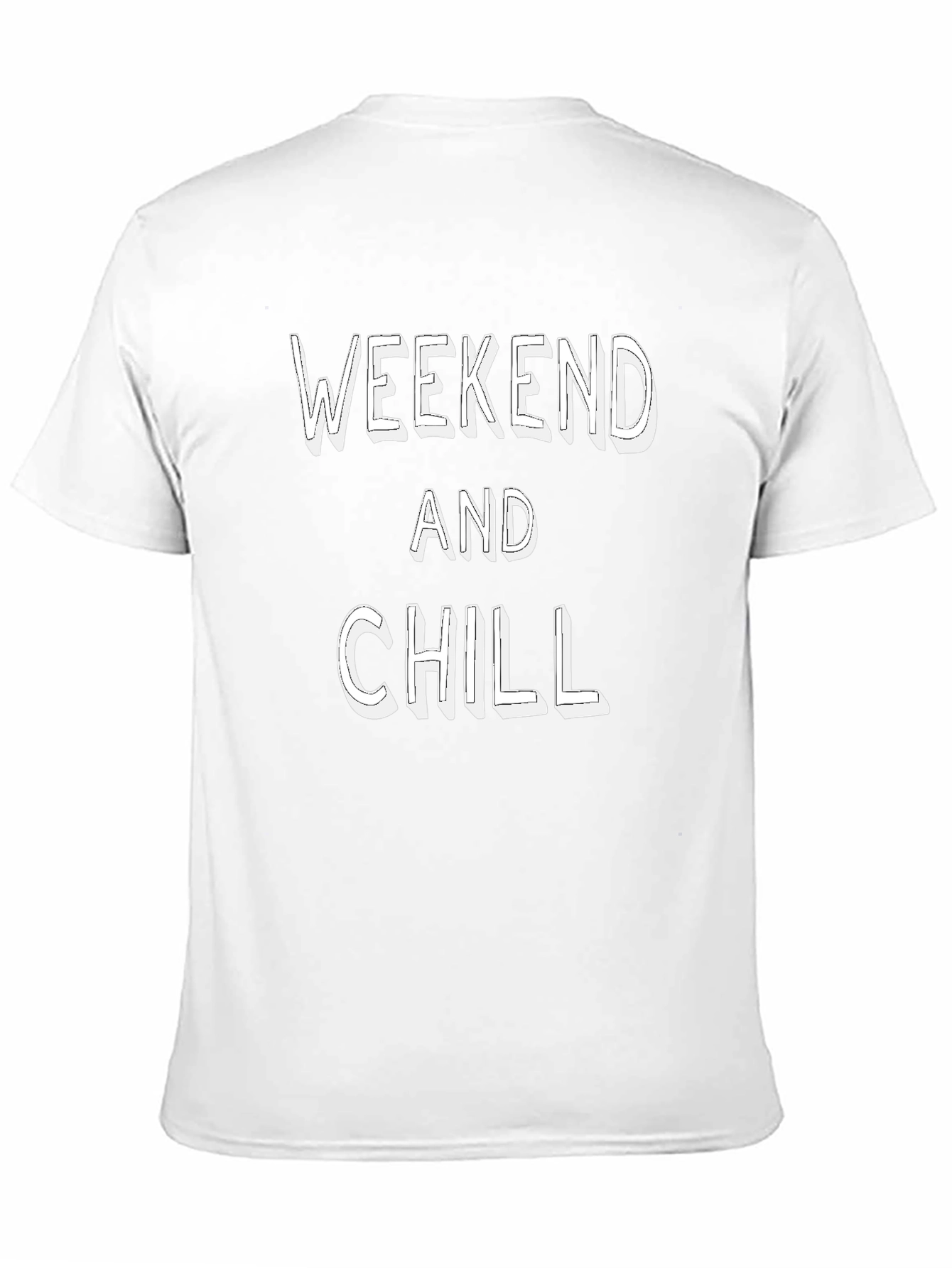 Weekend and Chill Graphic T-Shirt - Casual Comfort