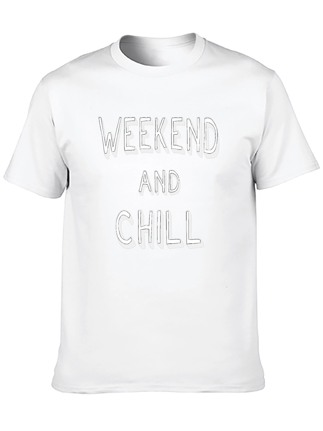 Weekend and Chill Graphic T-Shirt - Casual Comfort