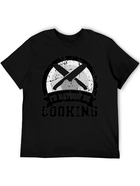 Id Rather Be Cooking T-Shirt