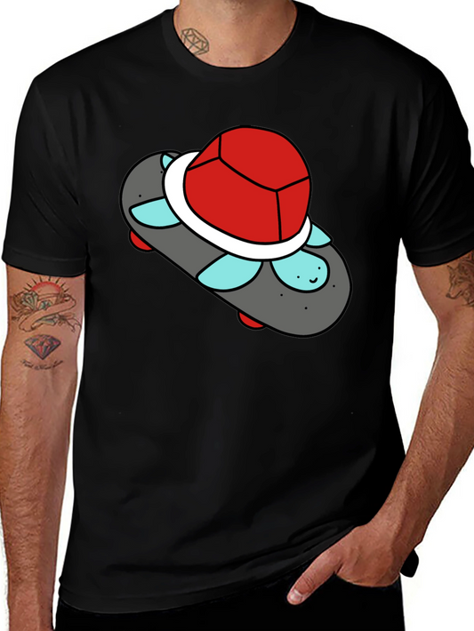 Skateboarding Turtle Tee - Cool Graphic T-Shirt