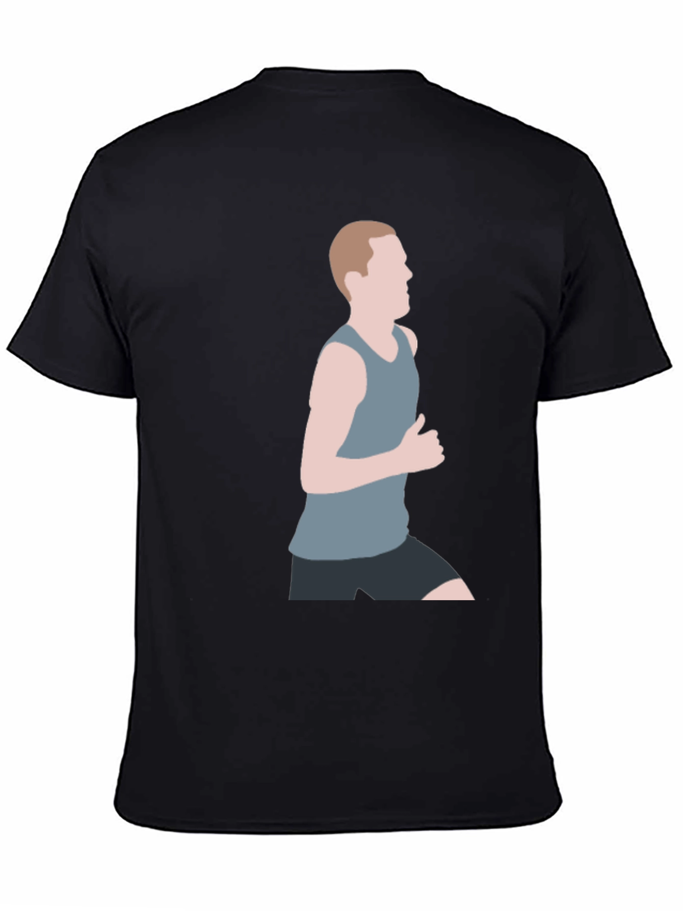 Mens Graphic T-Shirt - Running Silhouette Design