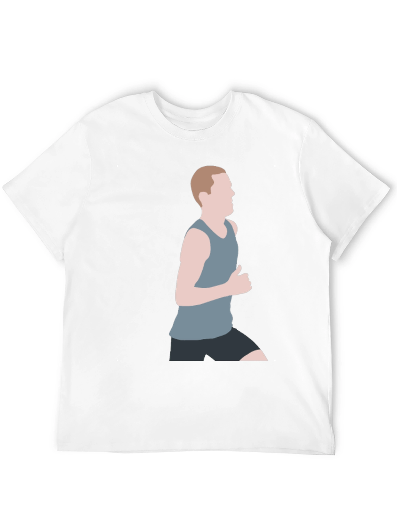 Mens Graphic T-Shirt - Running Silhouette Design