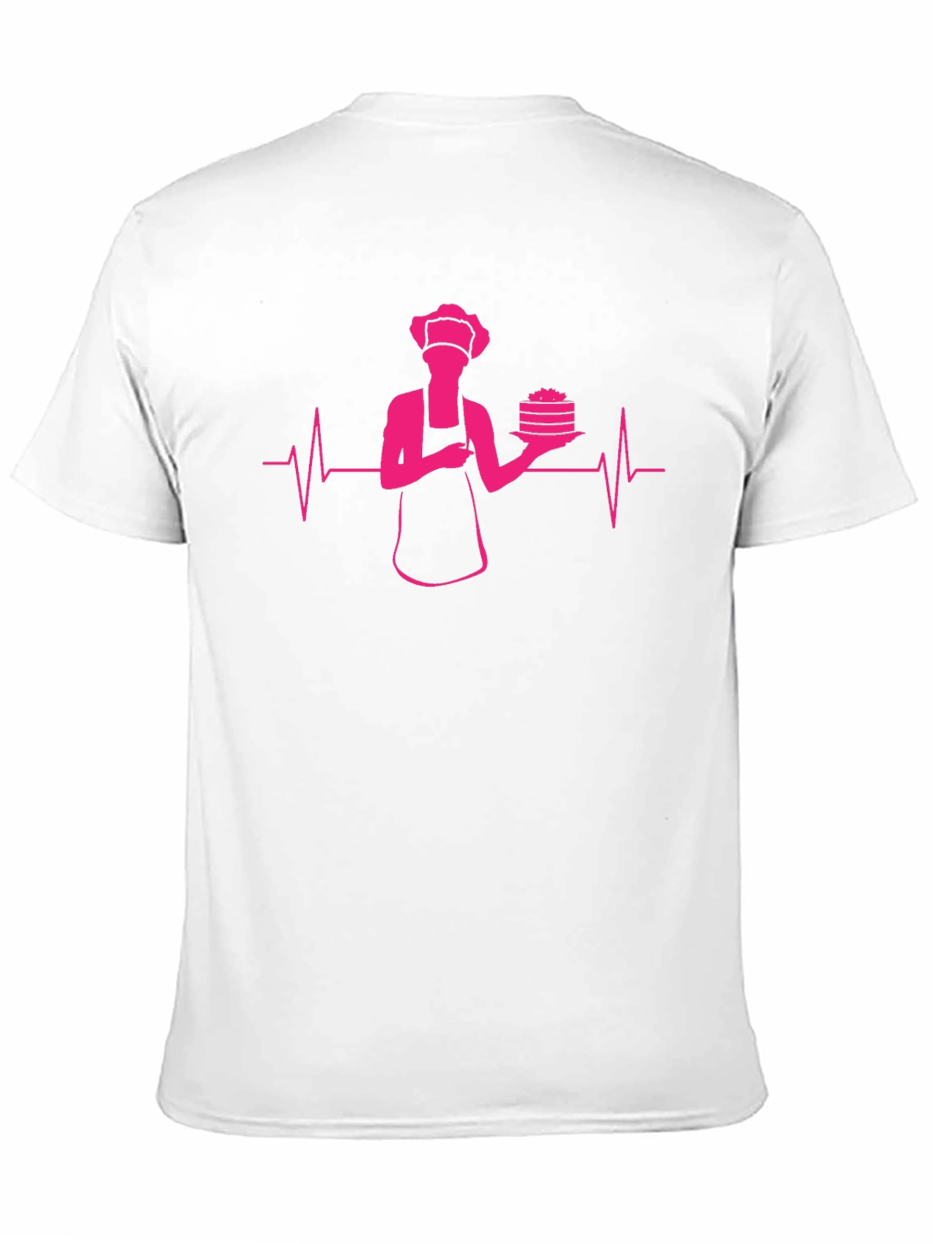 Chef Heartbeat Graphic T-Shirt - Black