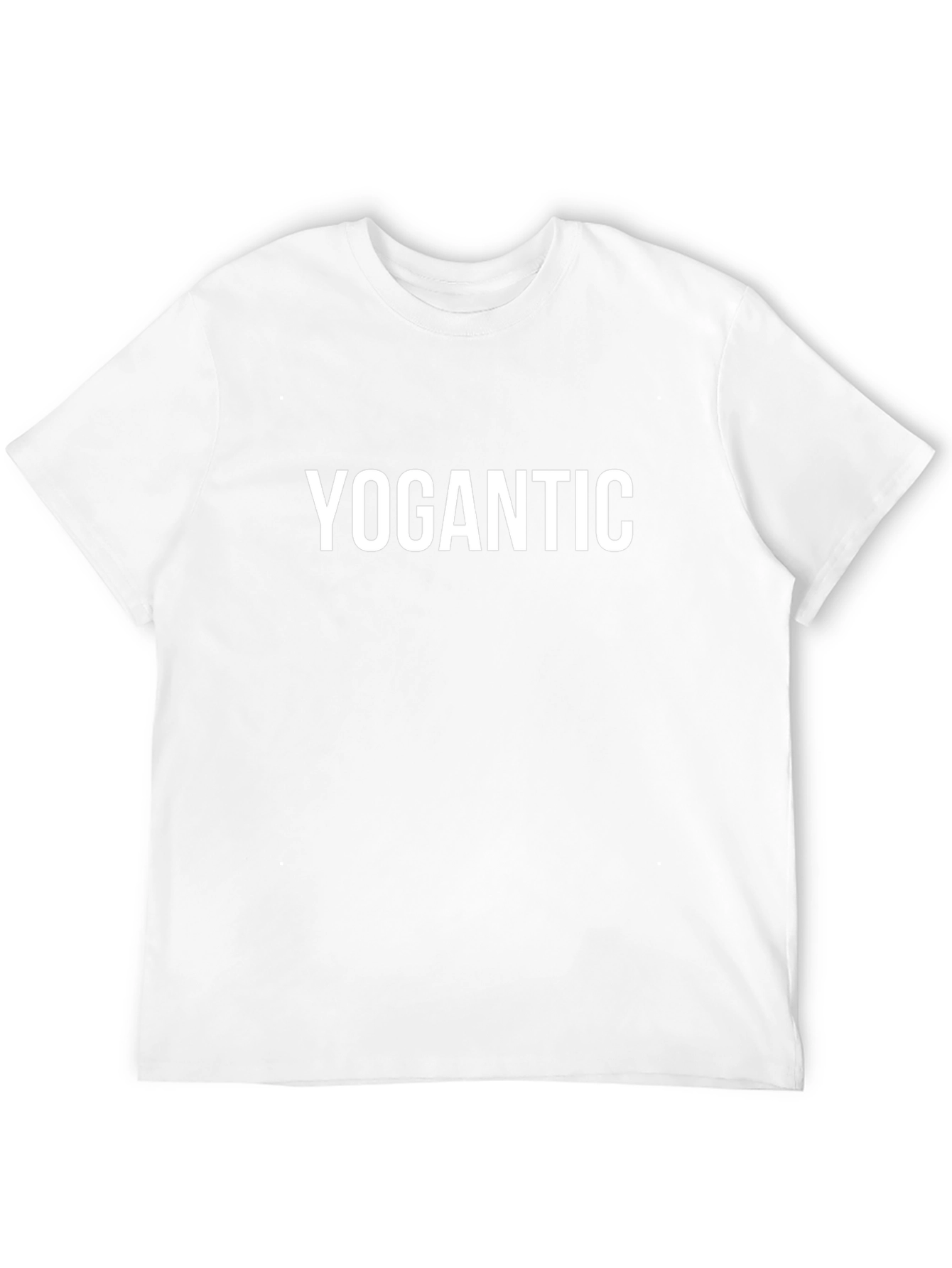 Yogantic Graphic Tee - Black Casual T-Shirt