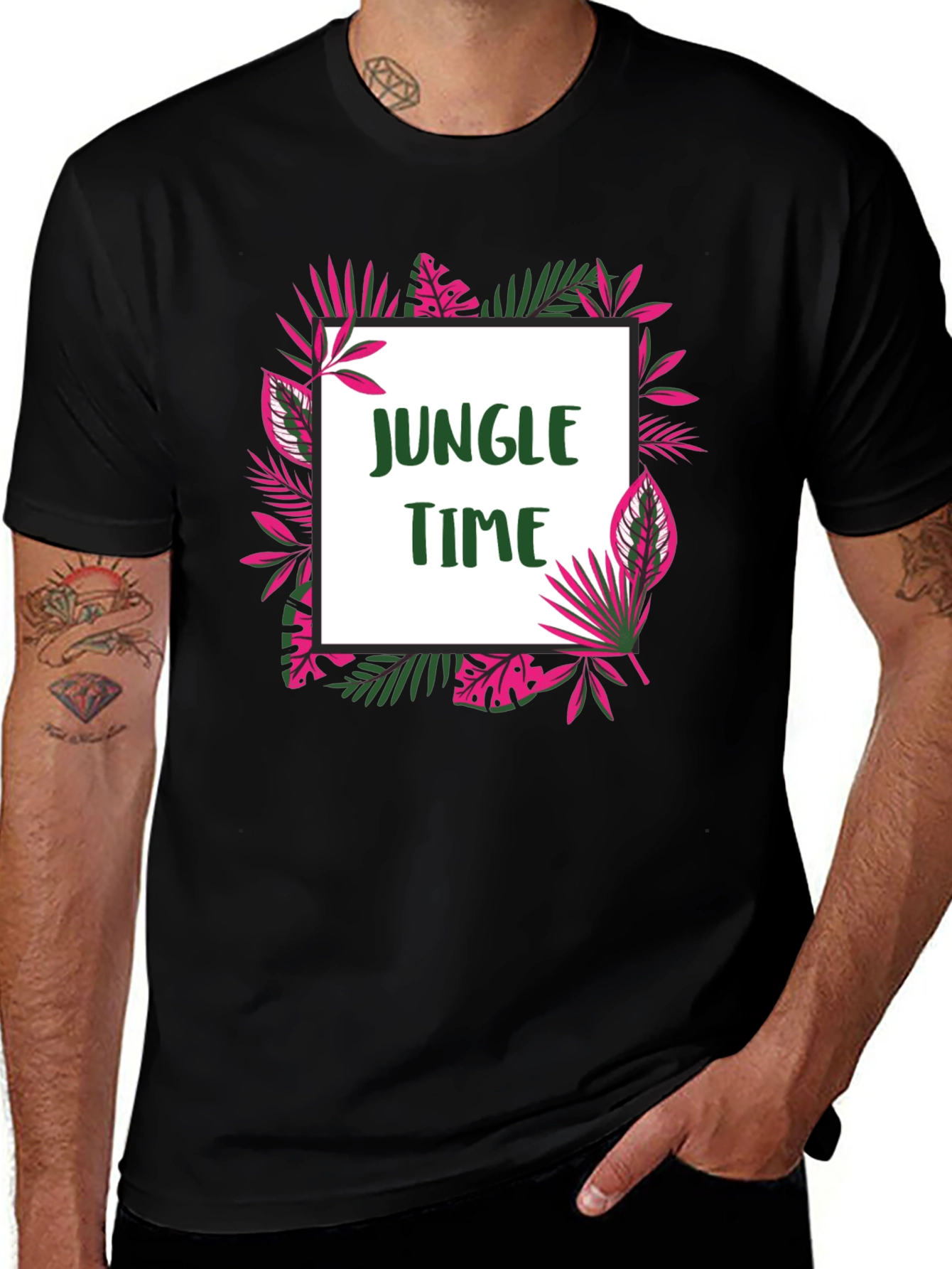 Jungle Time Graphic Tee - Tropical Vibe!