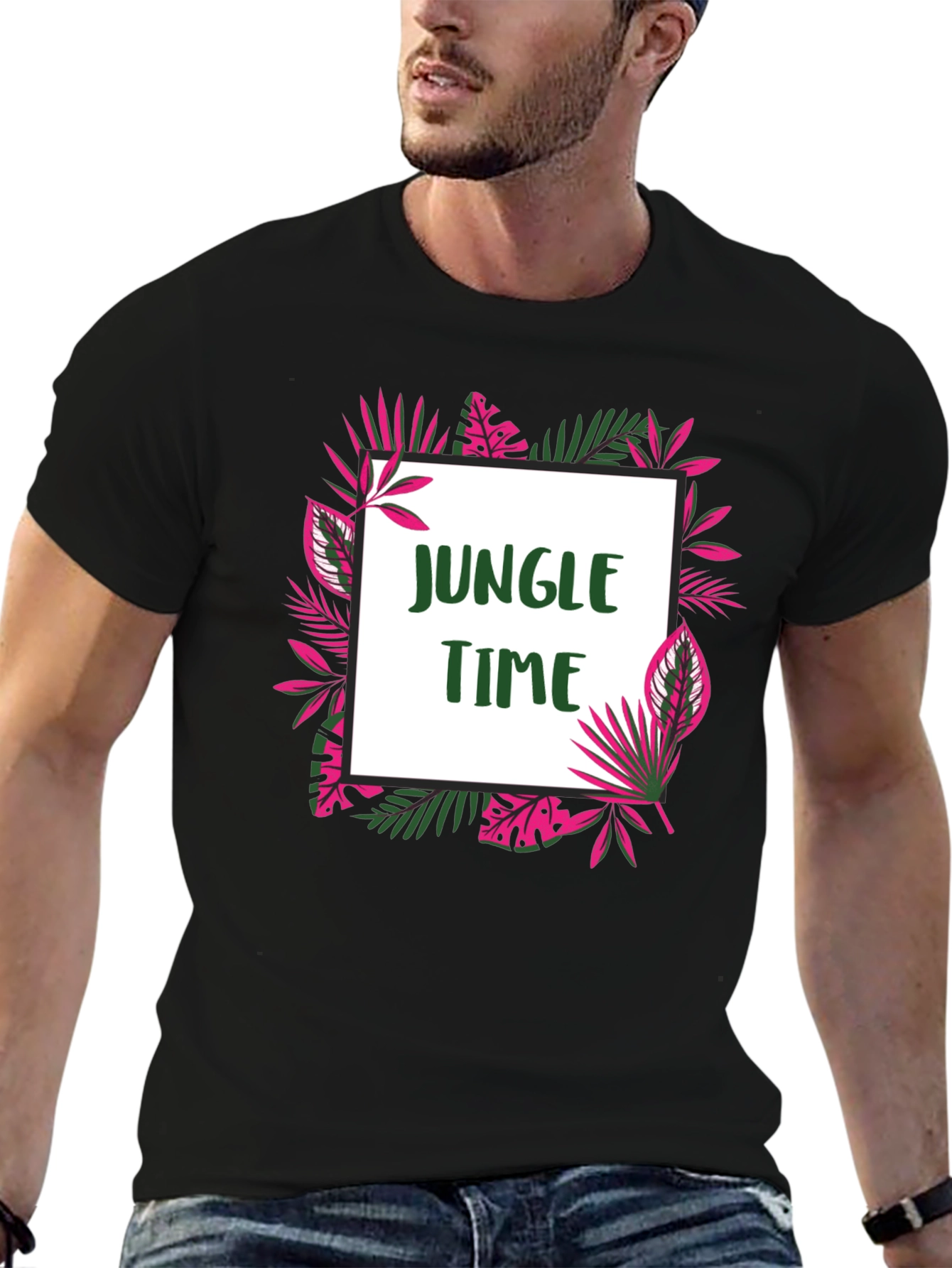 Jungle Time Graphic Tee - Tropical Vibe!