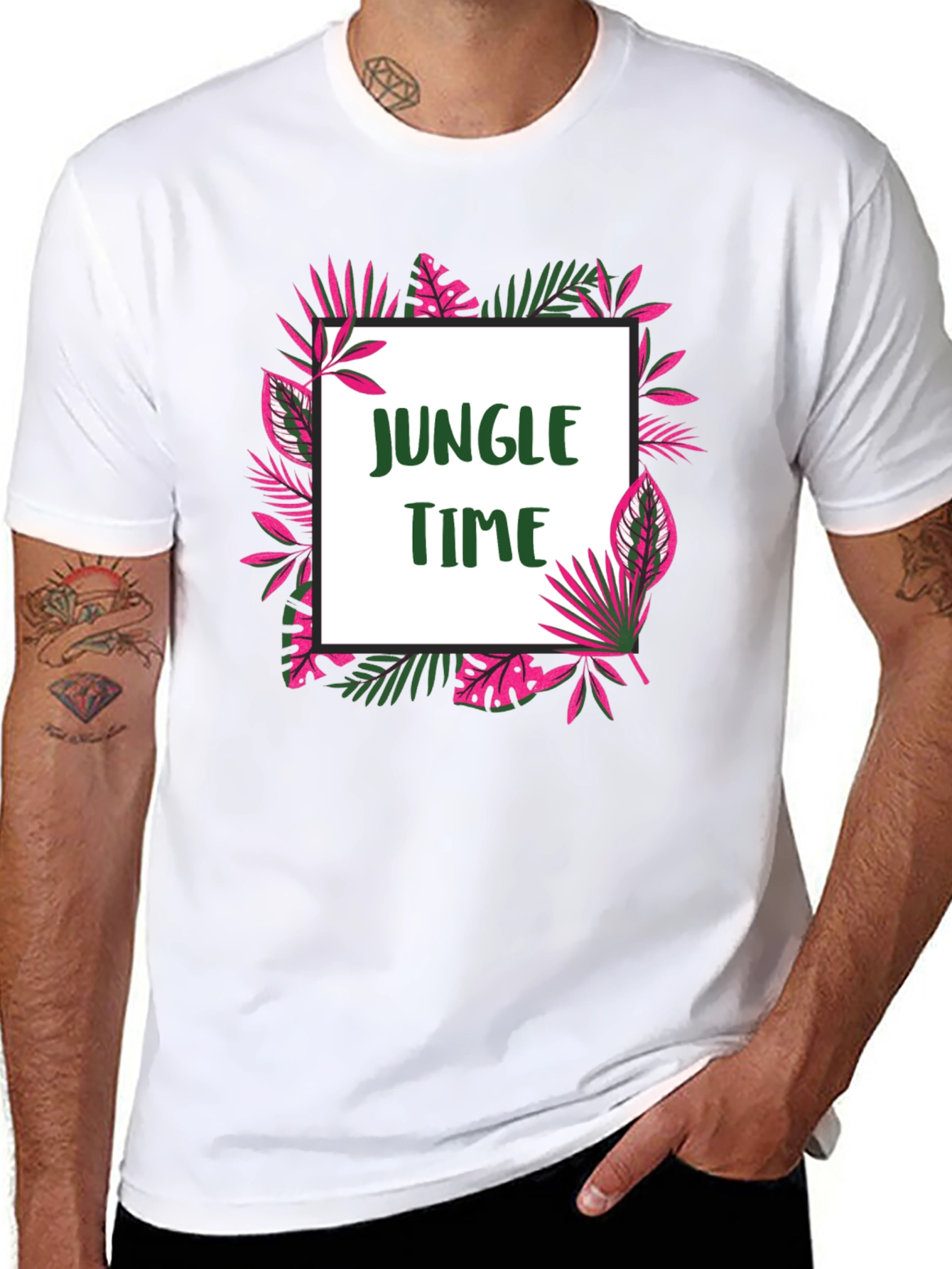 Jungle Time Graphic Tee - Tropical Vibe!