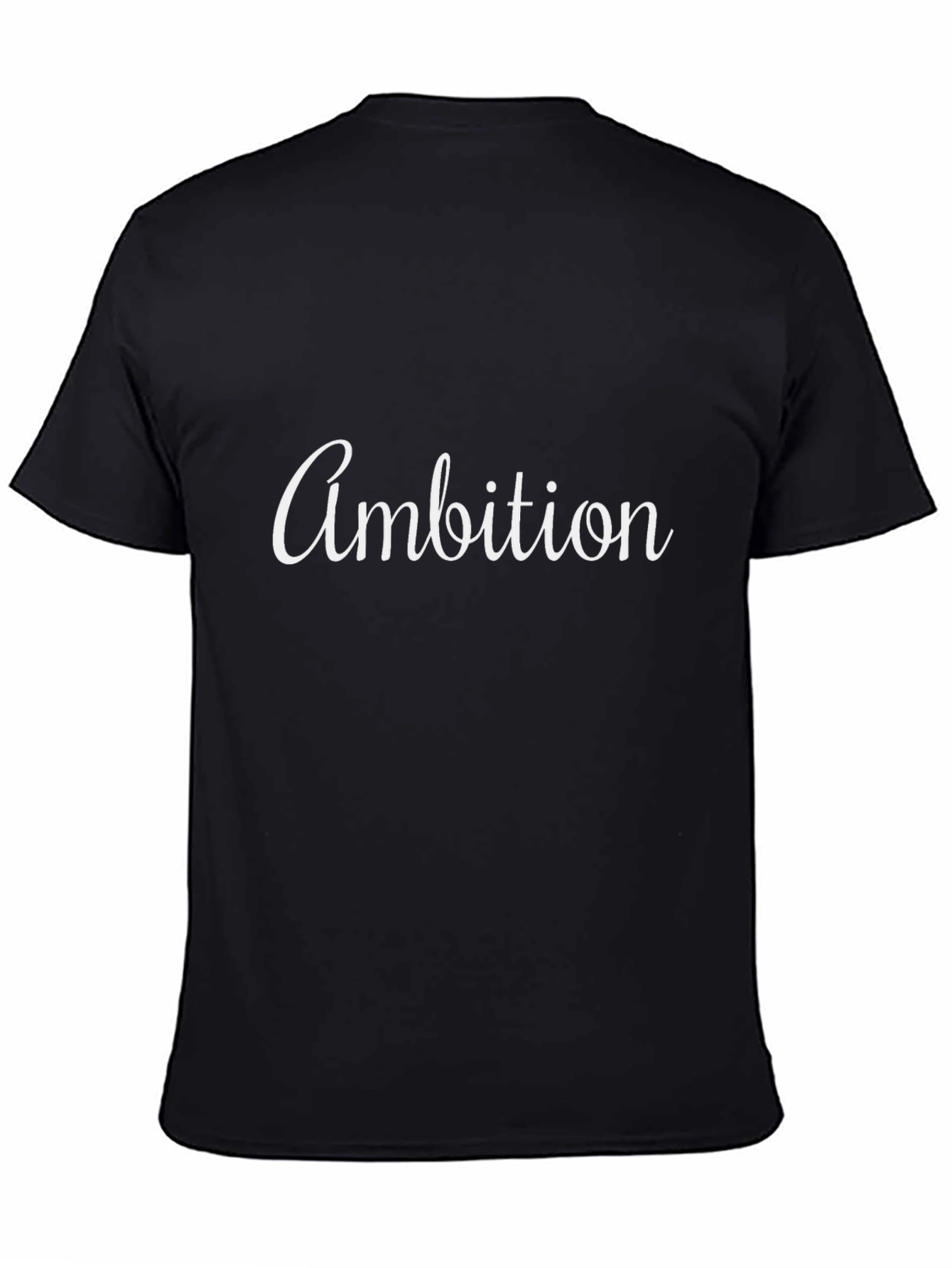 Ambition Graphic Tee - Stylish Black T-Shirt