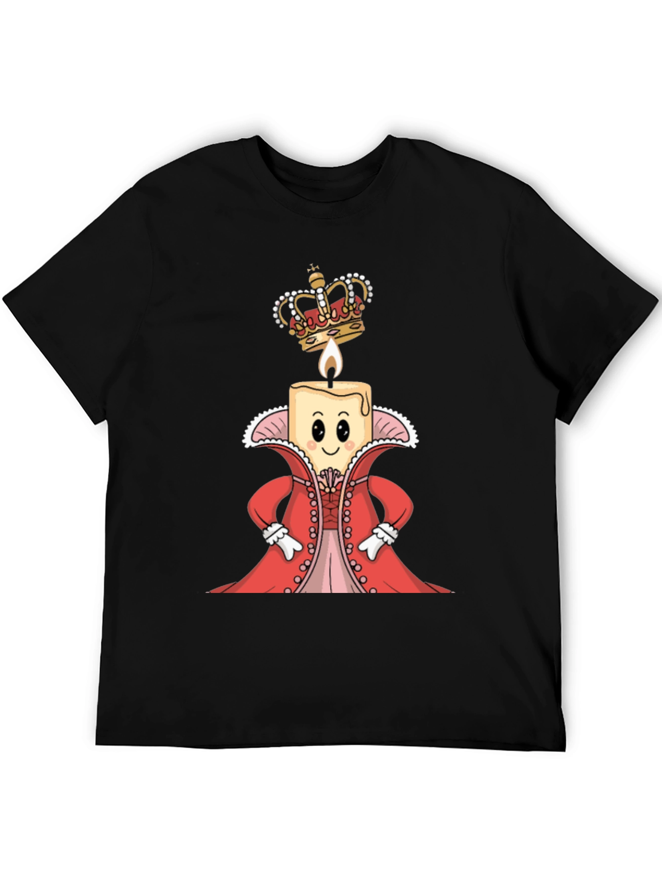 Royal Candle T-Shirt - Whimsical Graphic Tee