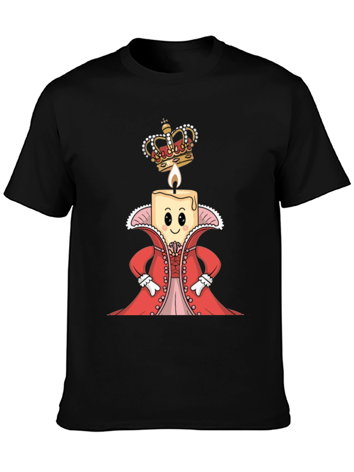 Royal Candle T-Shirt - Whimsical Graphic Tee