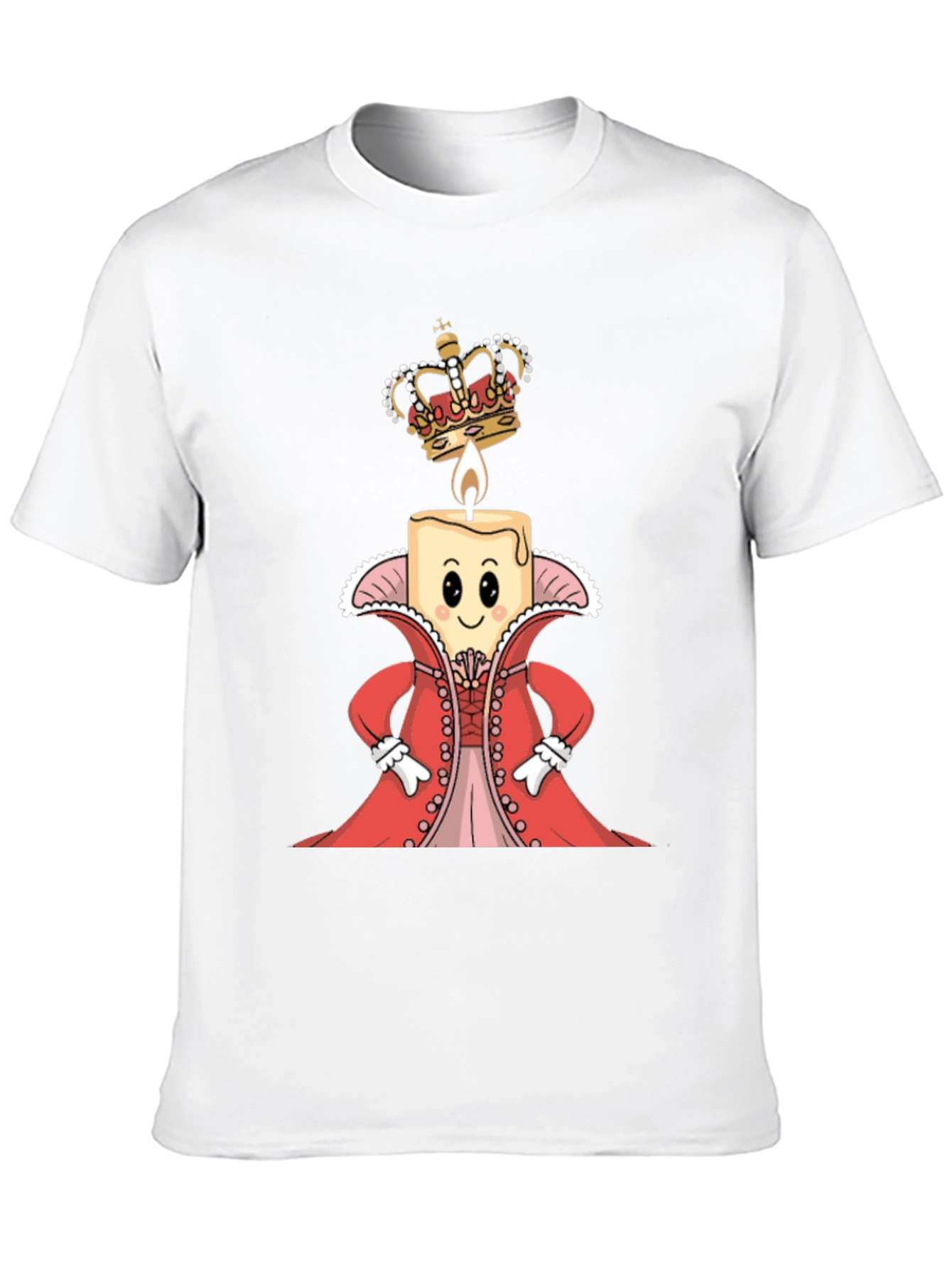 Royal Candle T-Shirt - Whimsical Graphic Tee