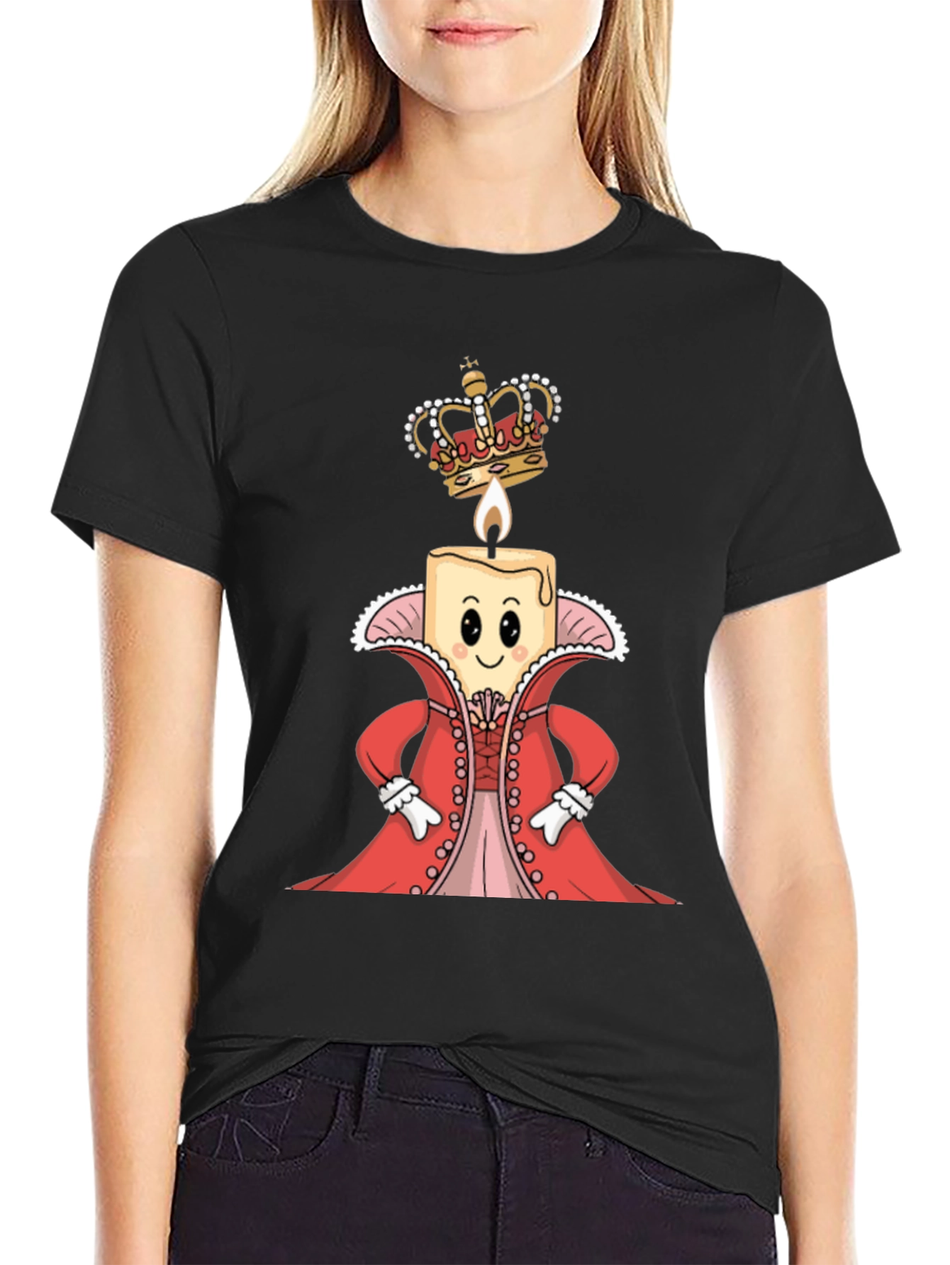Royal Candle T-Shirt - Whimsical Graphic Tee