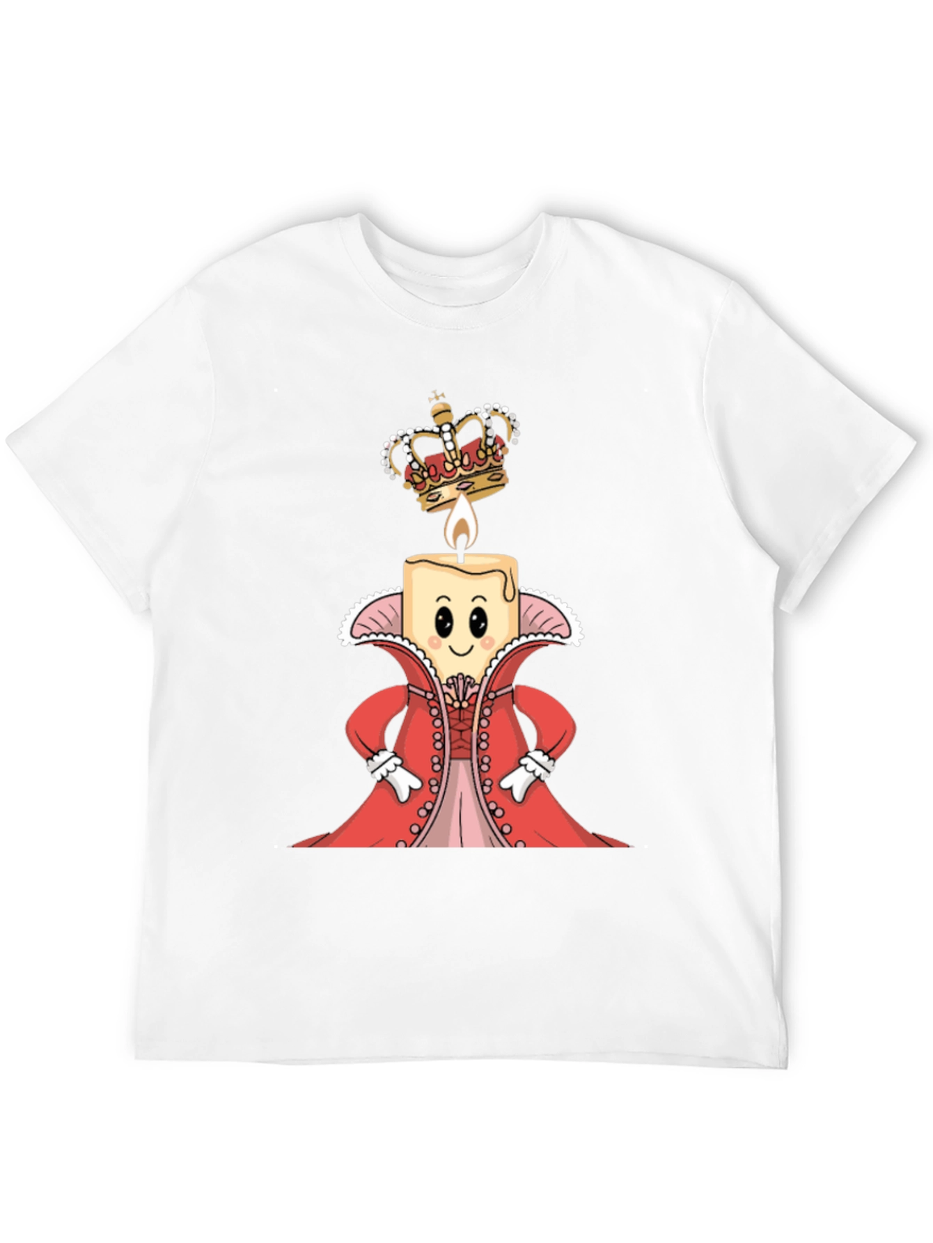 Royal Candle T-Shirt - Whimsical Graphic Tee