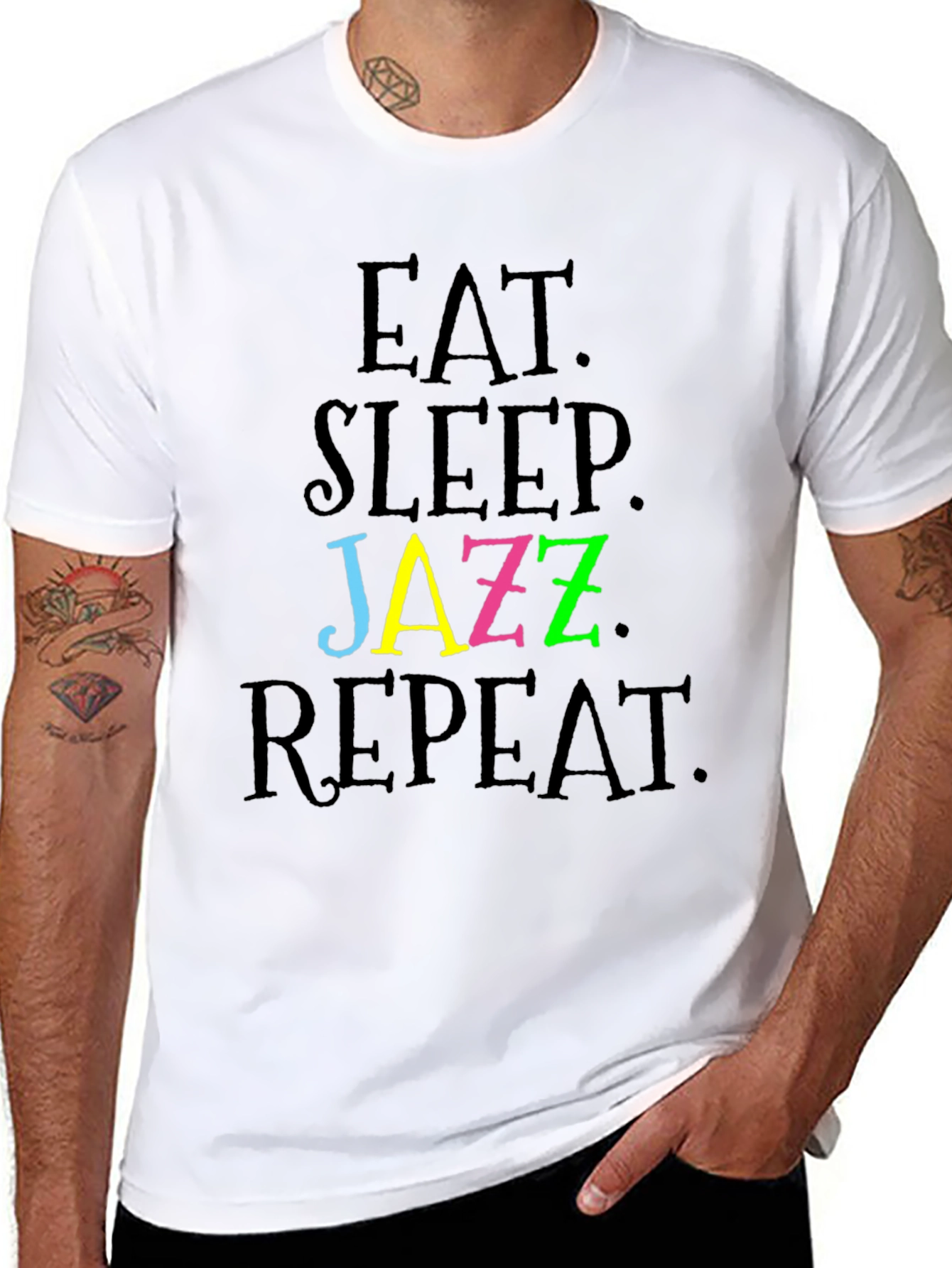 Eat Sleep Jazz Repeat T-Shirt