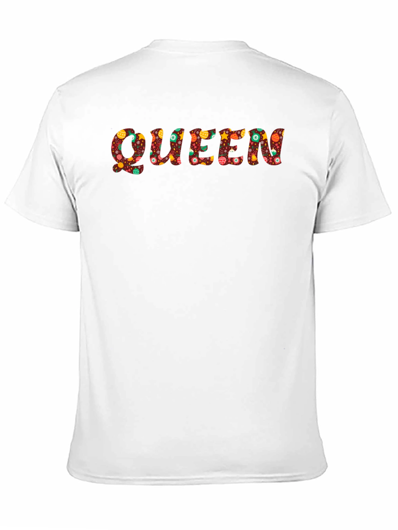 Queen Christmas Pattern T-Shirt