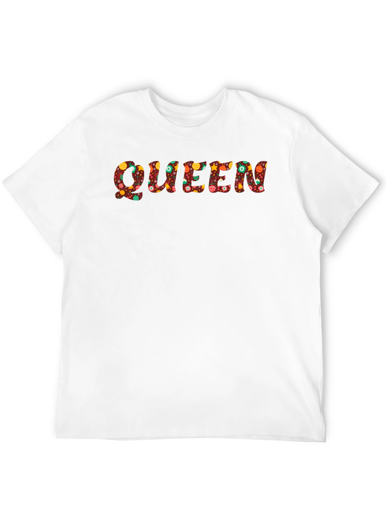 Queen Christmas Pattern T-Shirt