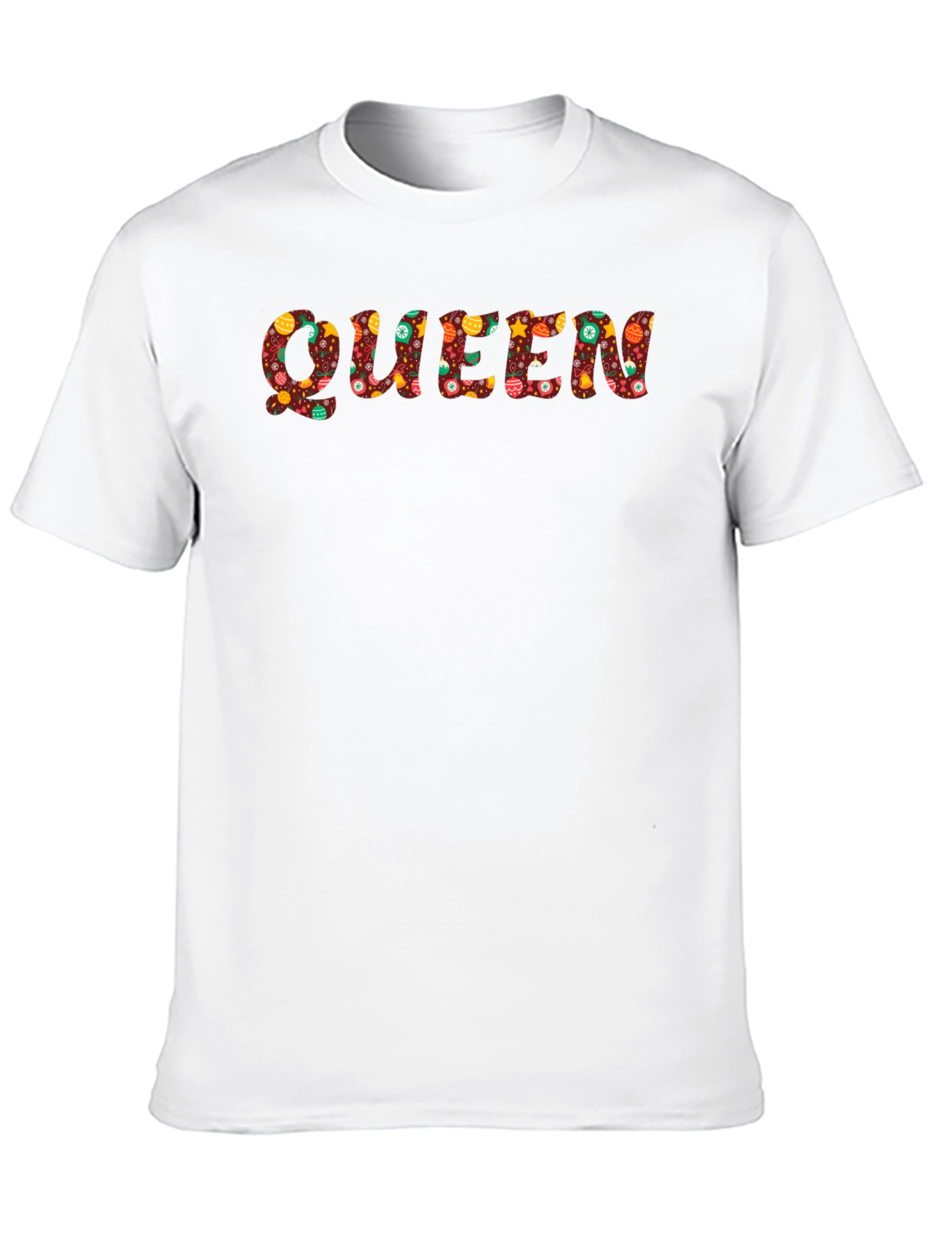 Queen Christmas Pattern T-Shirt