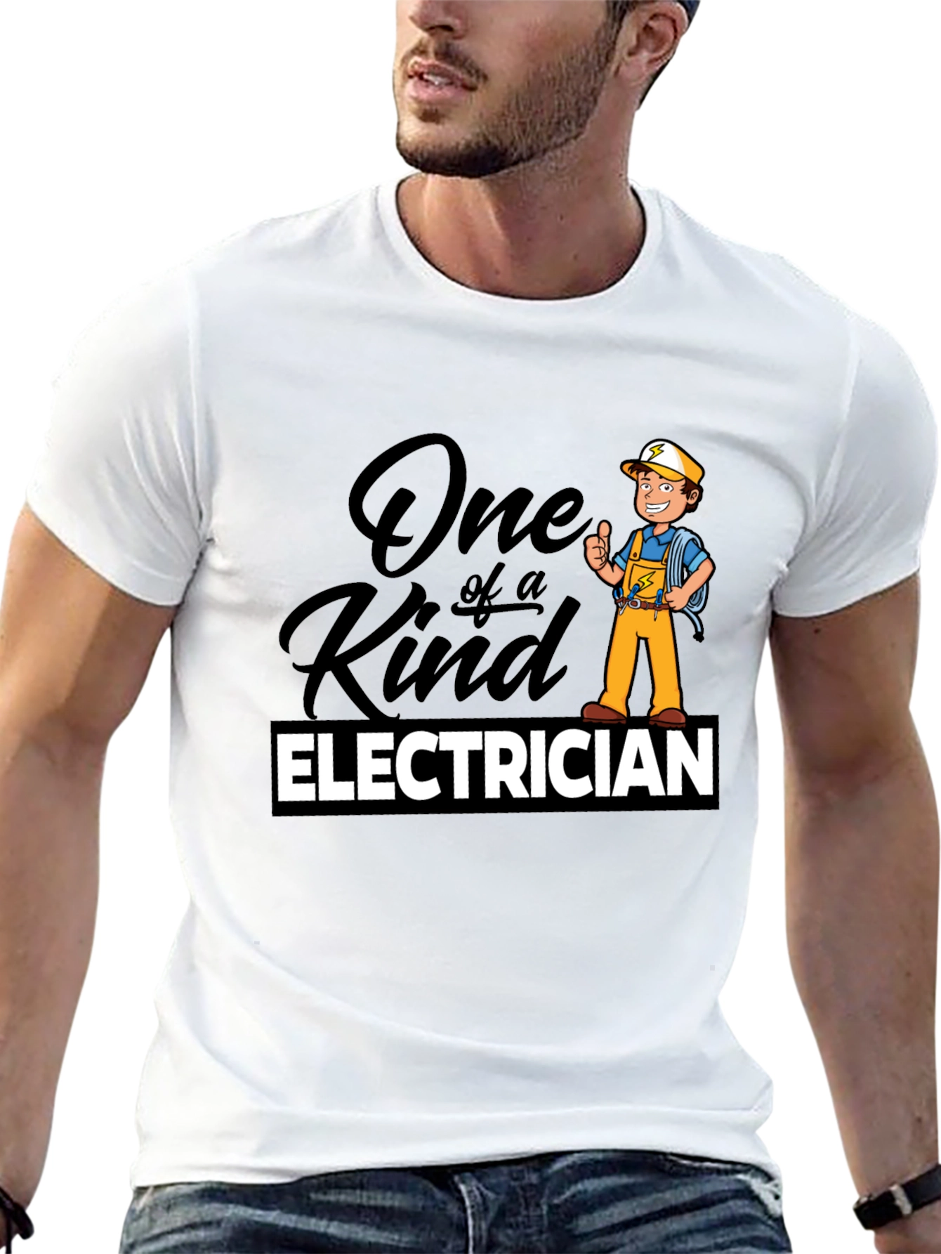 One of a Kind Electrician T-Shirt - Black