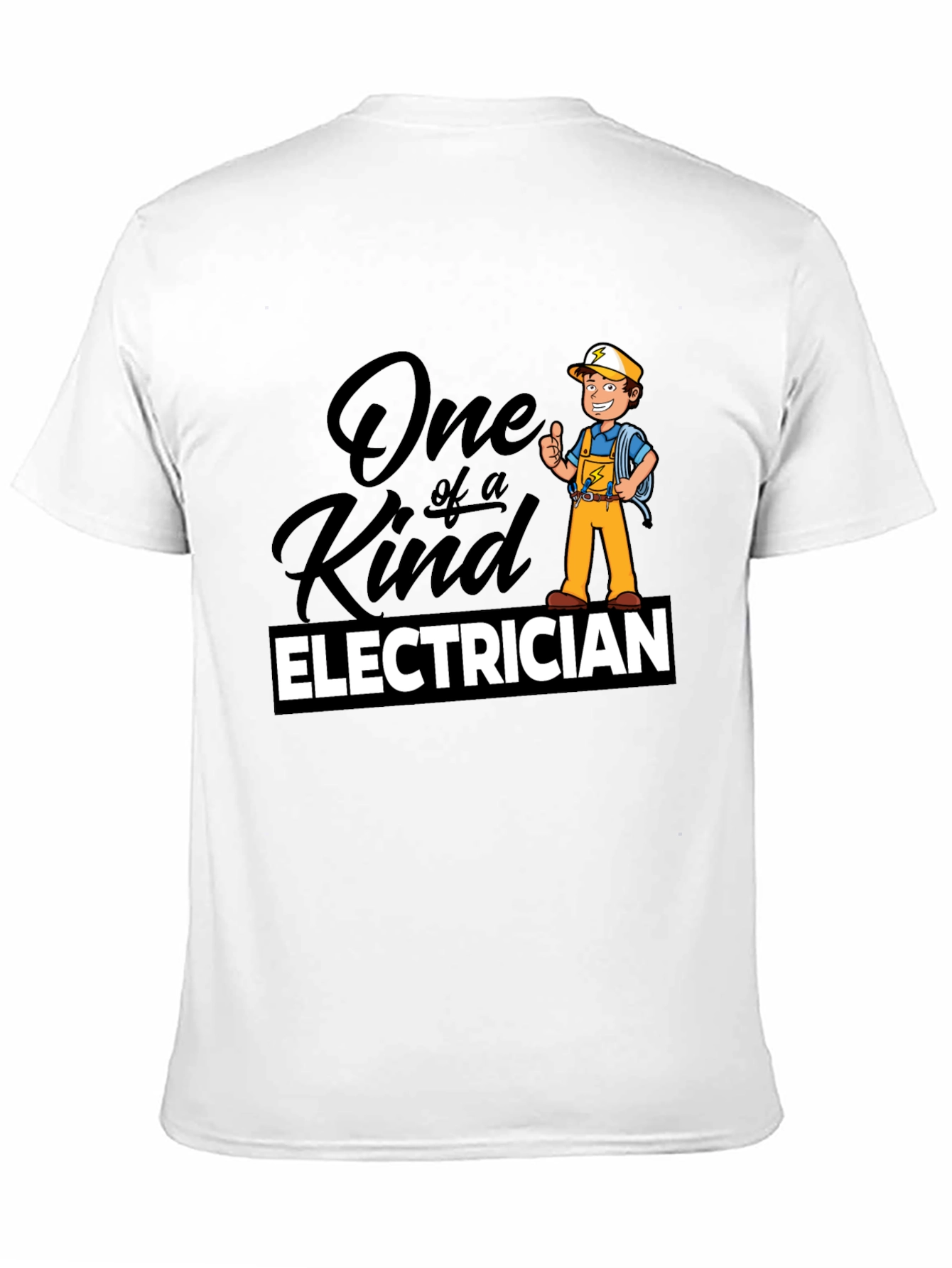 One of a Kind Electrician T-Shirt - Black