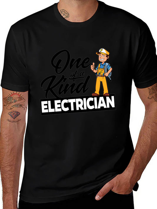 One of a Kind Electrician T-Shirt - Black